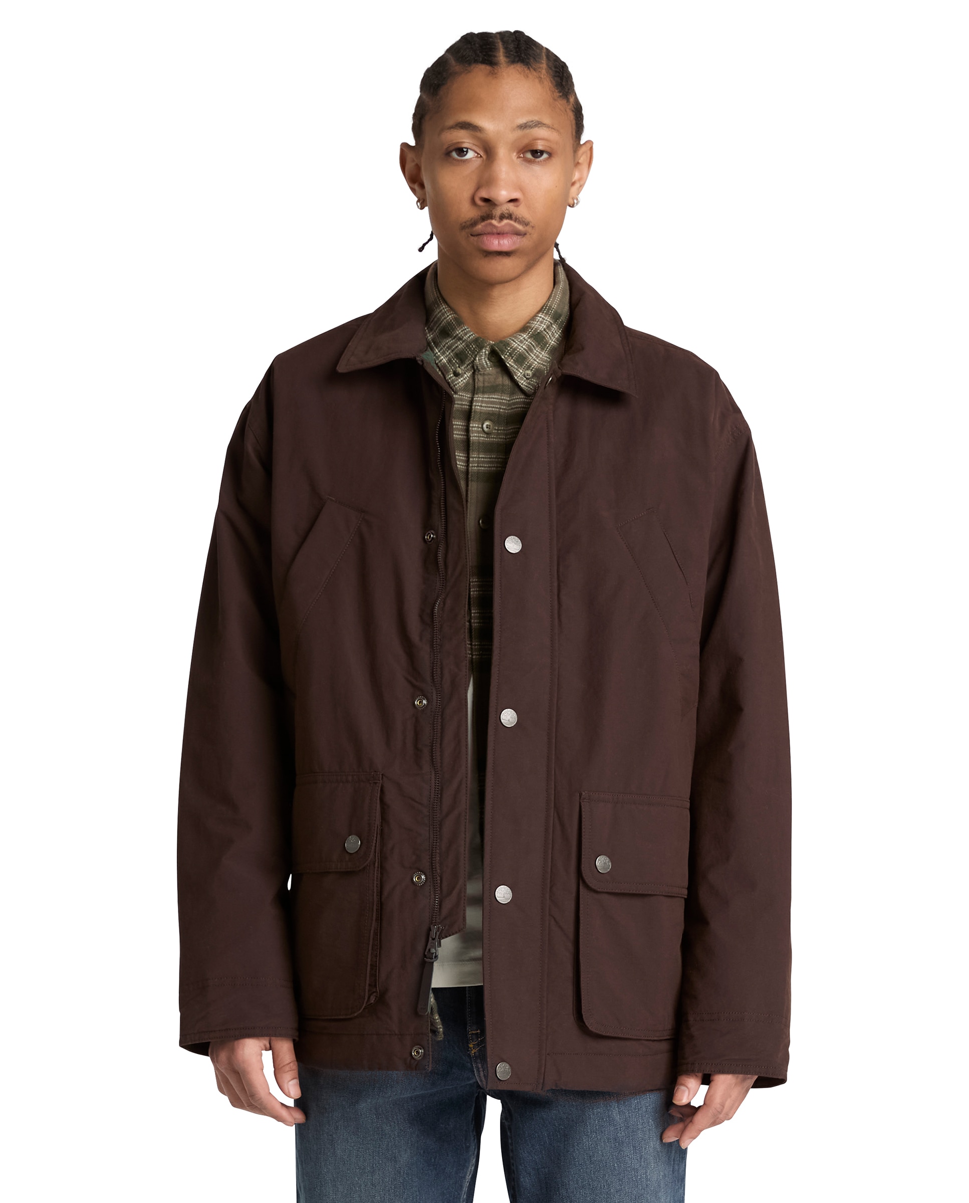 Abrigo de hombre con aislamiento wenham field - Timberland - Marrón Marrón-1