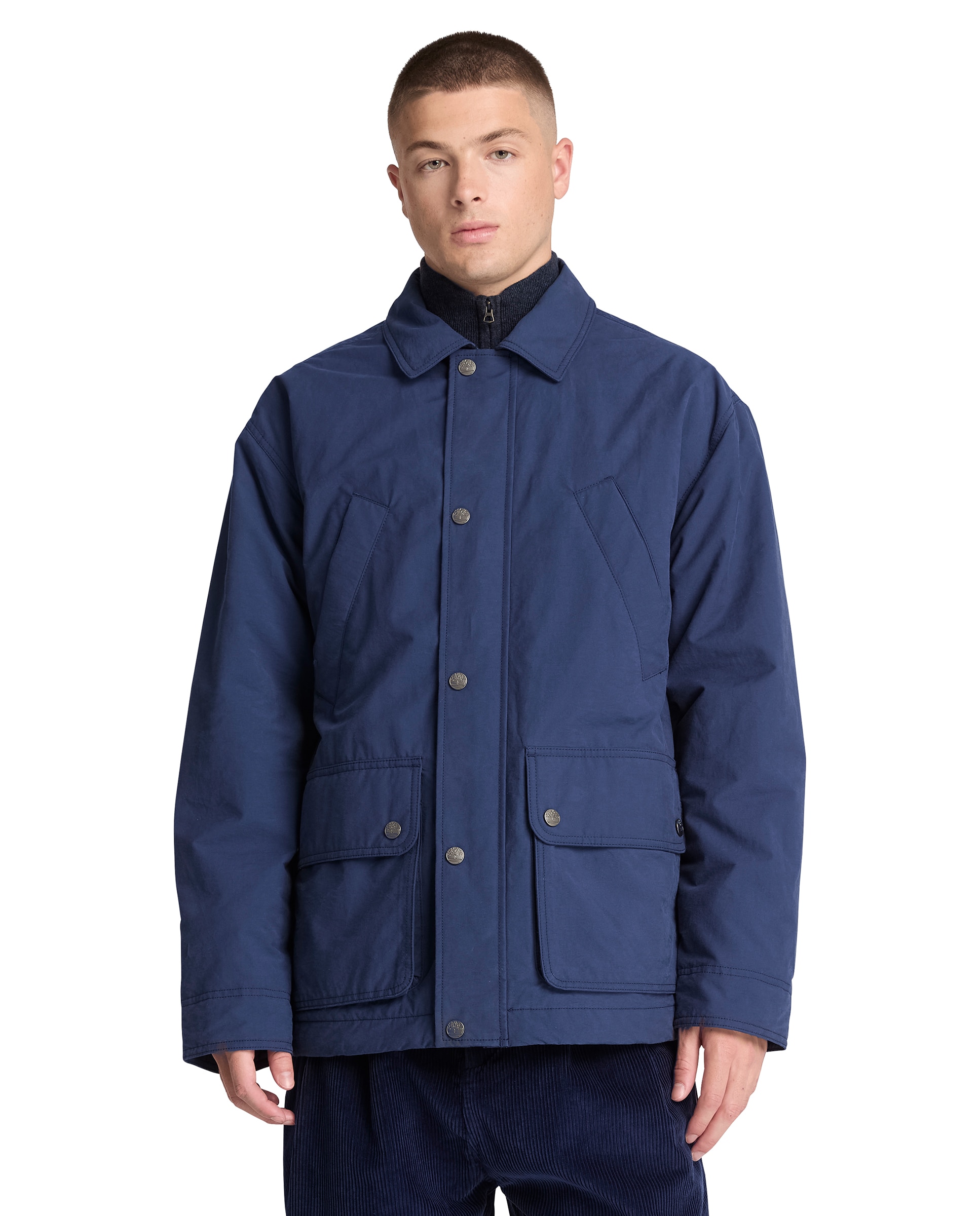 Abrigo de hombre con aislamiento wenham field - Timberland - Azul oscuro Azul oscuro-1