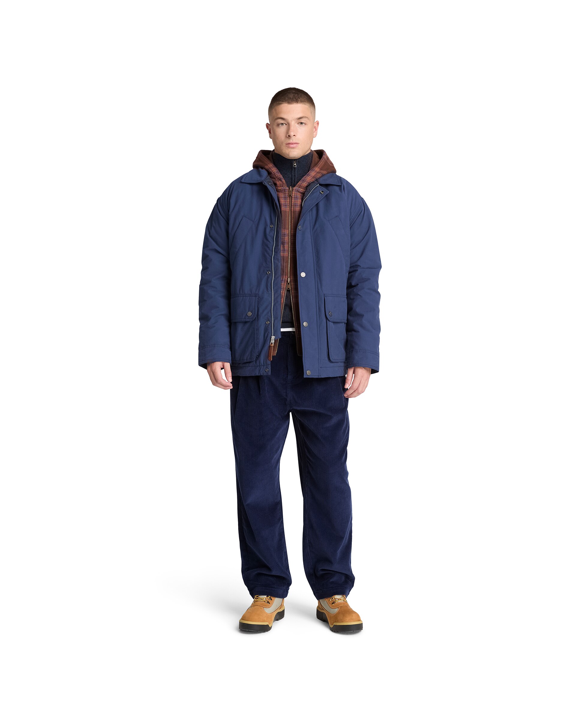 Abrigo de hombre con aislamiento wenham field - Timberland - Azul oscuro Azul oscuro-2