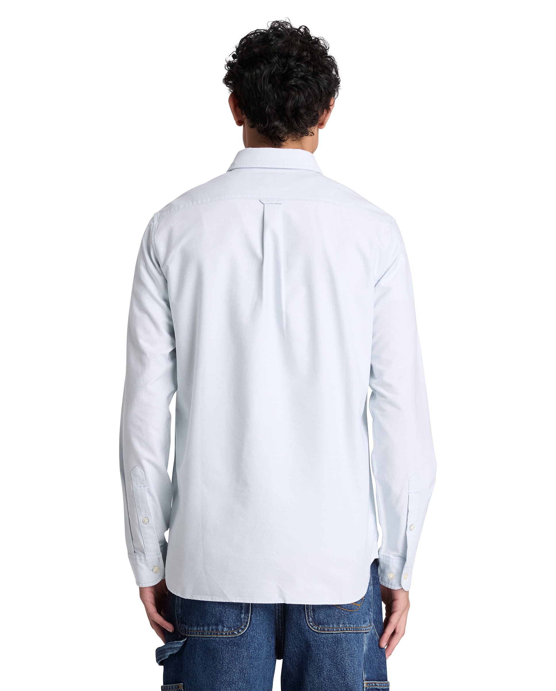 Camisa de hombre oxford con bolsillo - Timberland - Azul claro Azul claro-4