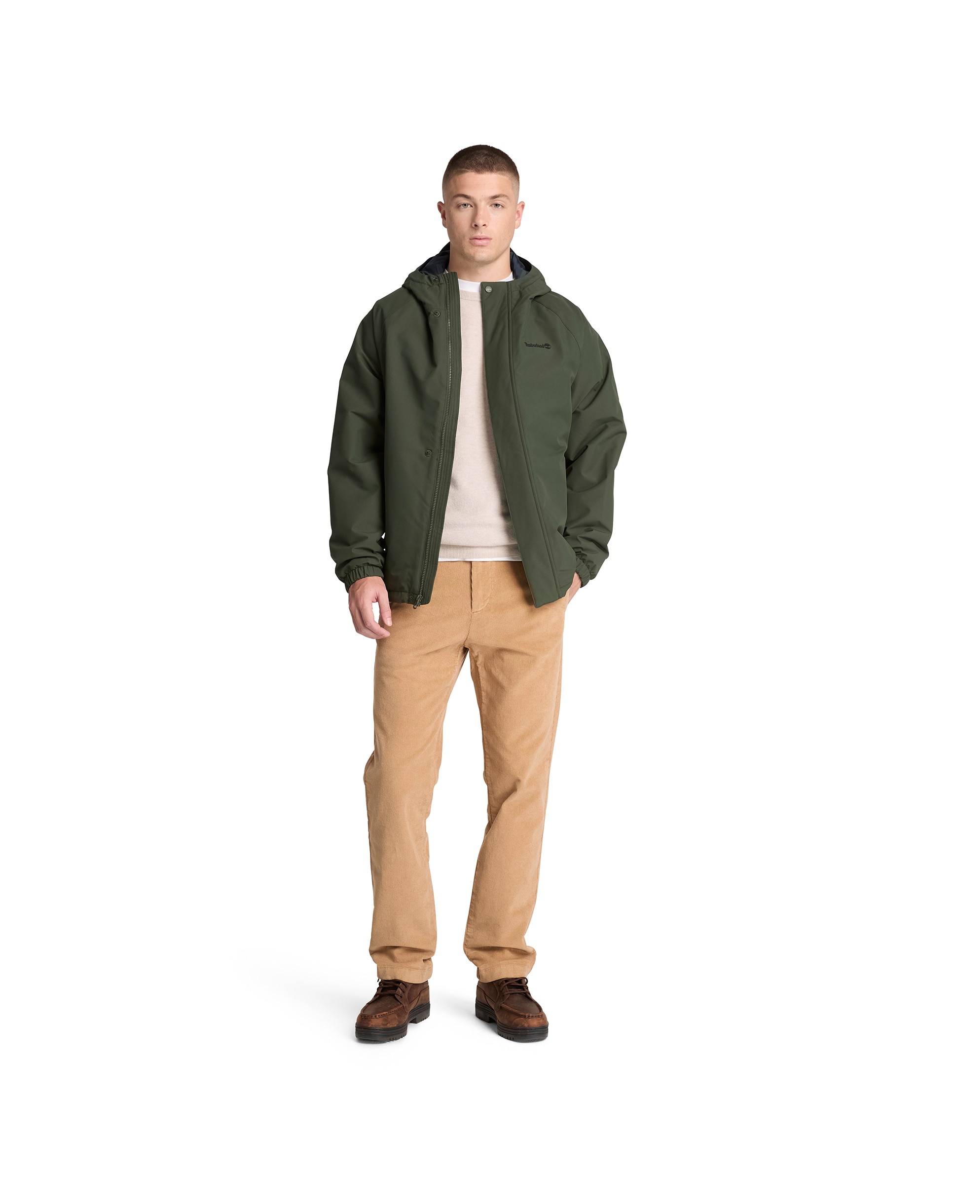 Imagen 2 de Jersey de hombre cuello redondo y lana merina cohas brook - Timberland - Beige Beige