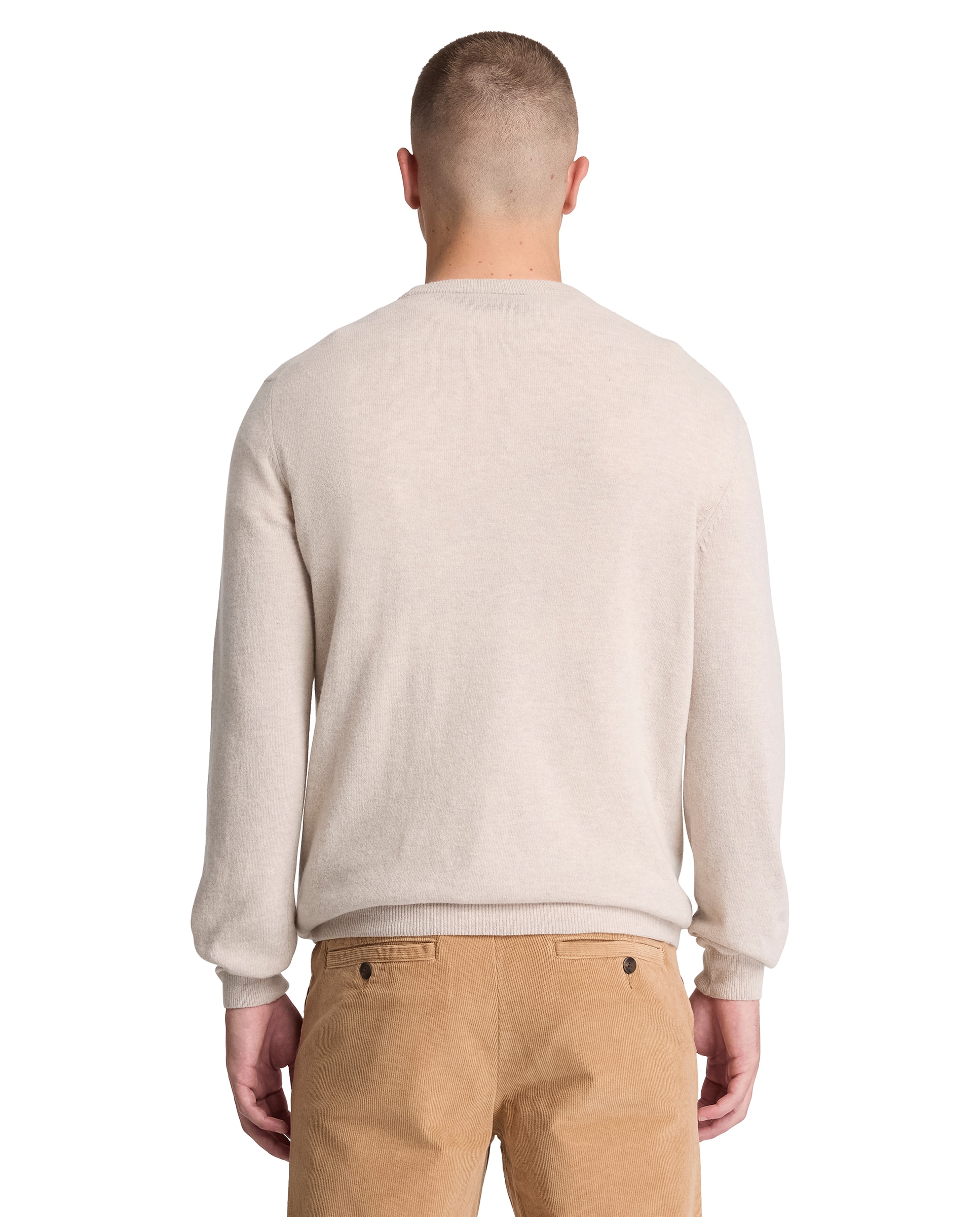 Imagen 4 de Jersey de hombre cuello redondo y lana merina cohas brook - Timberland - Beige Beige
