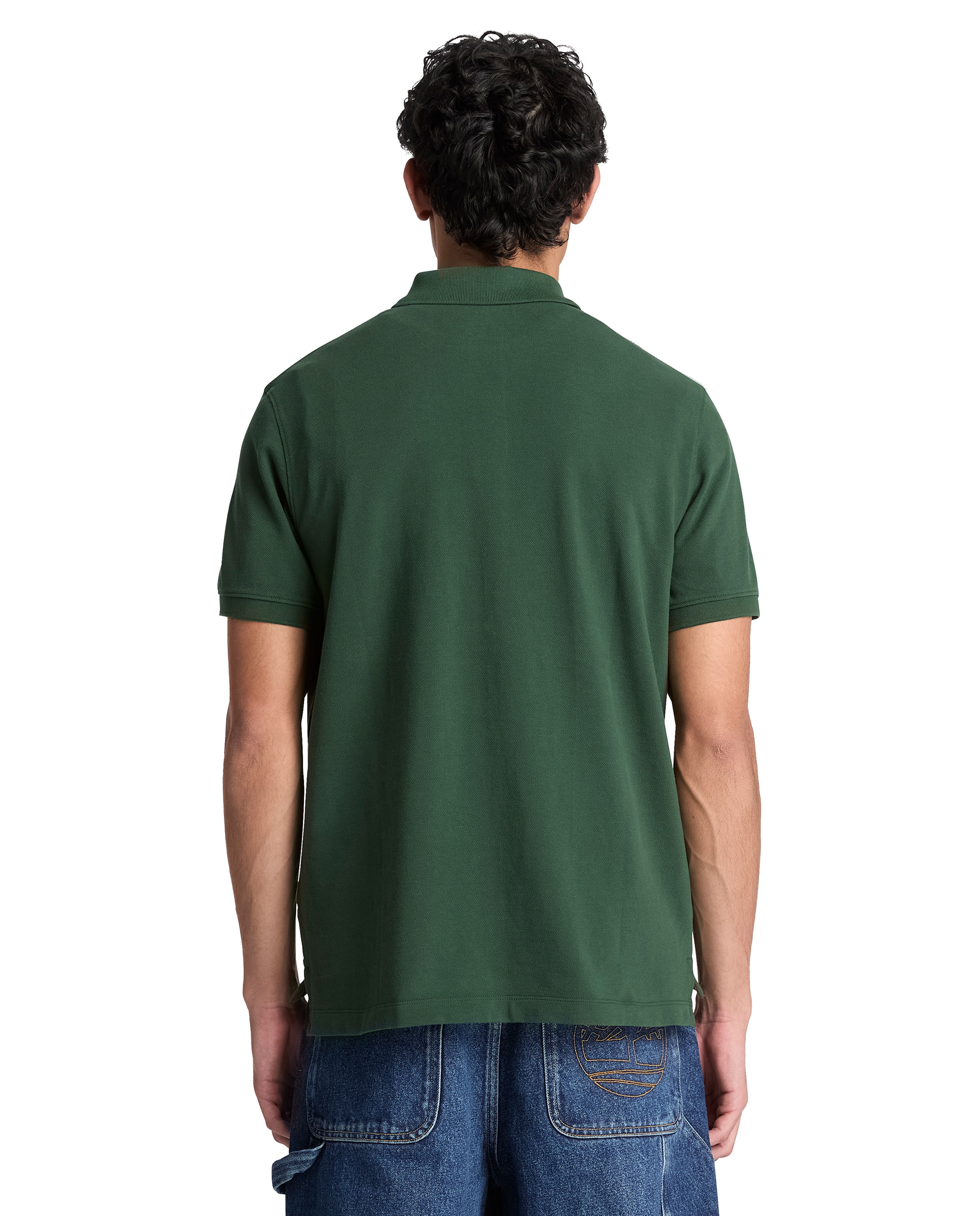 Polo de hombre de manga corta millers river - Timberland - Verde oscuro Verde oscuro-4