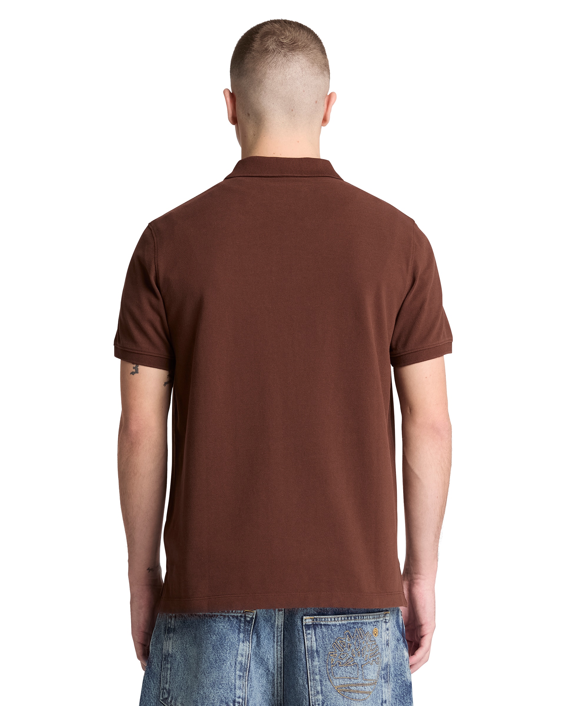 Polo de hombre de manga corta millers river - Timberland - Marrón Marrón-4