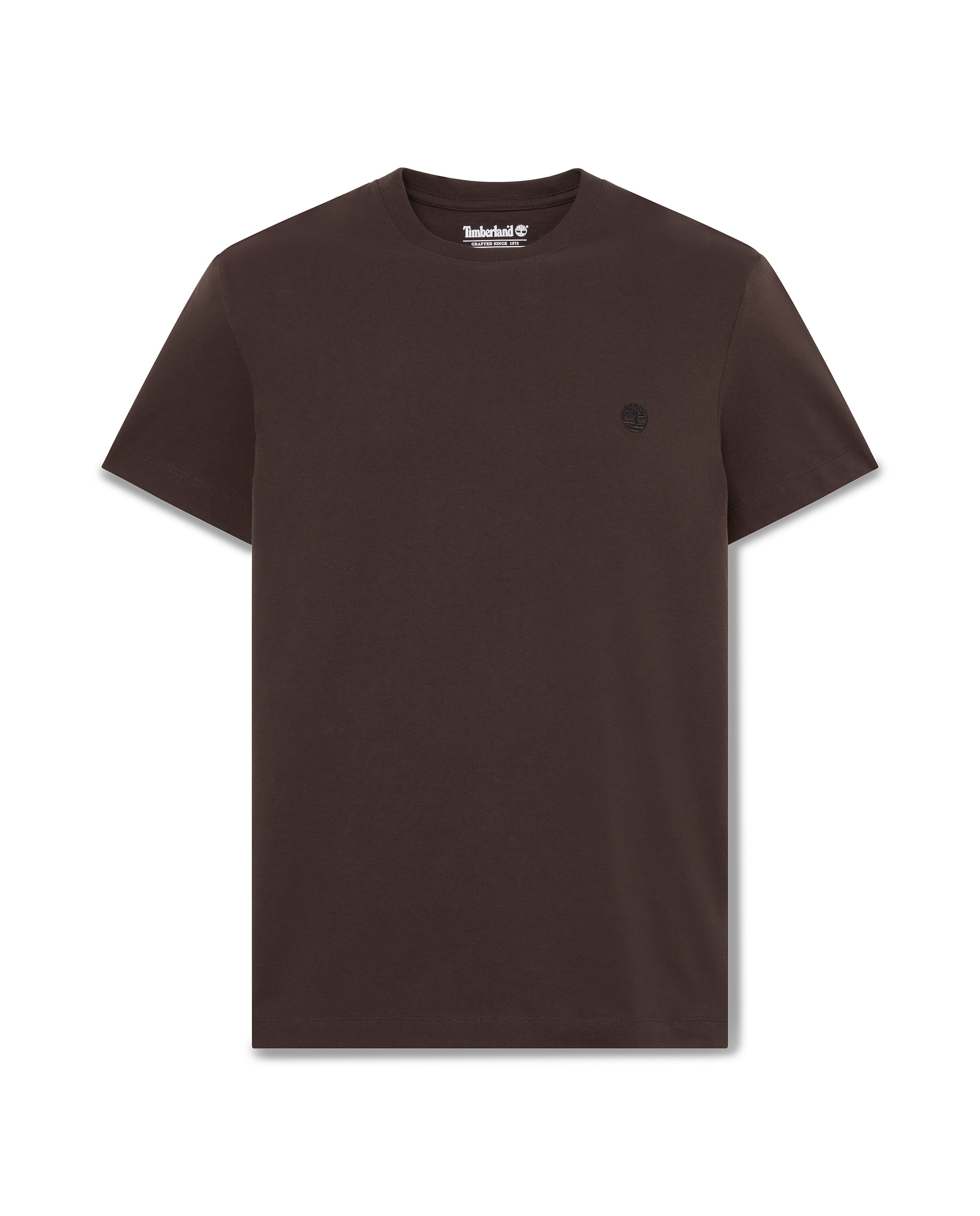Camiseta de hombre de manga corta y corte entallado dunstan river - Timberland - Marrón oscuro Marrón oscuro-5