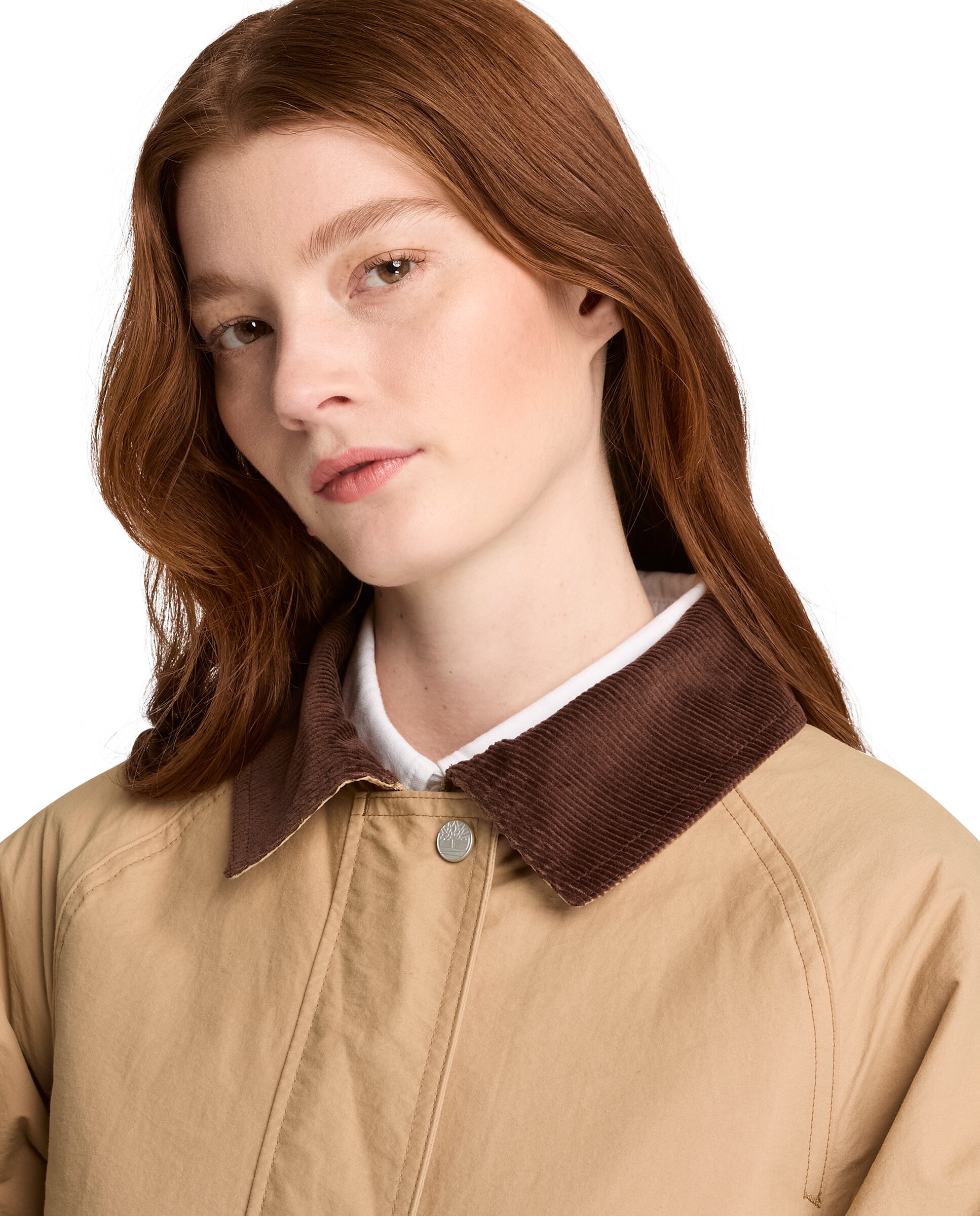 Imagen 3 de Abrigo de lona de mujer impermeable e hidrófugo wenham - Timberland - Marrón claro Marrón claro