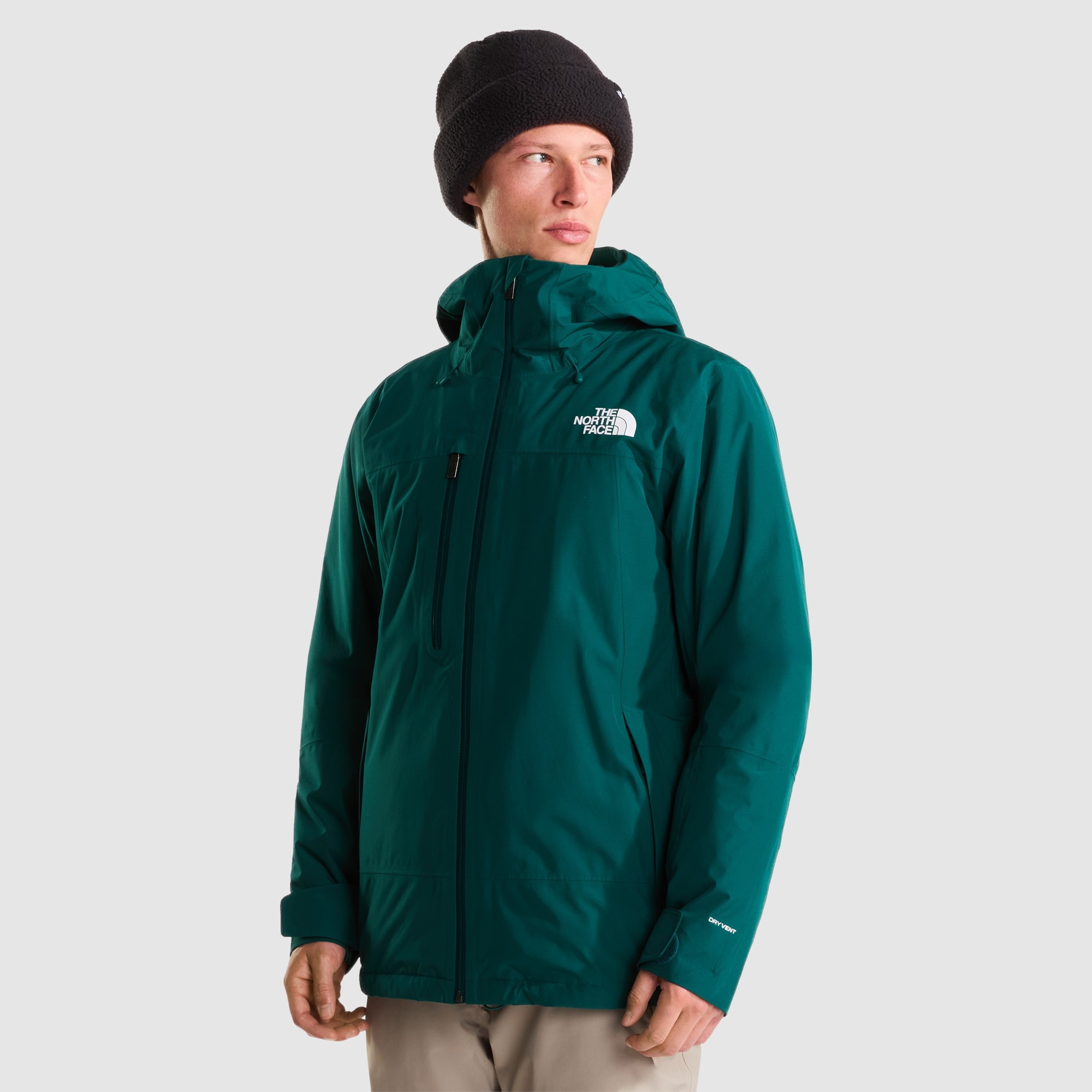 The North Face Chaqueta de esquí de hombre Descendit Verde / Azul marino