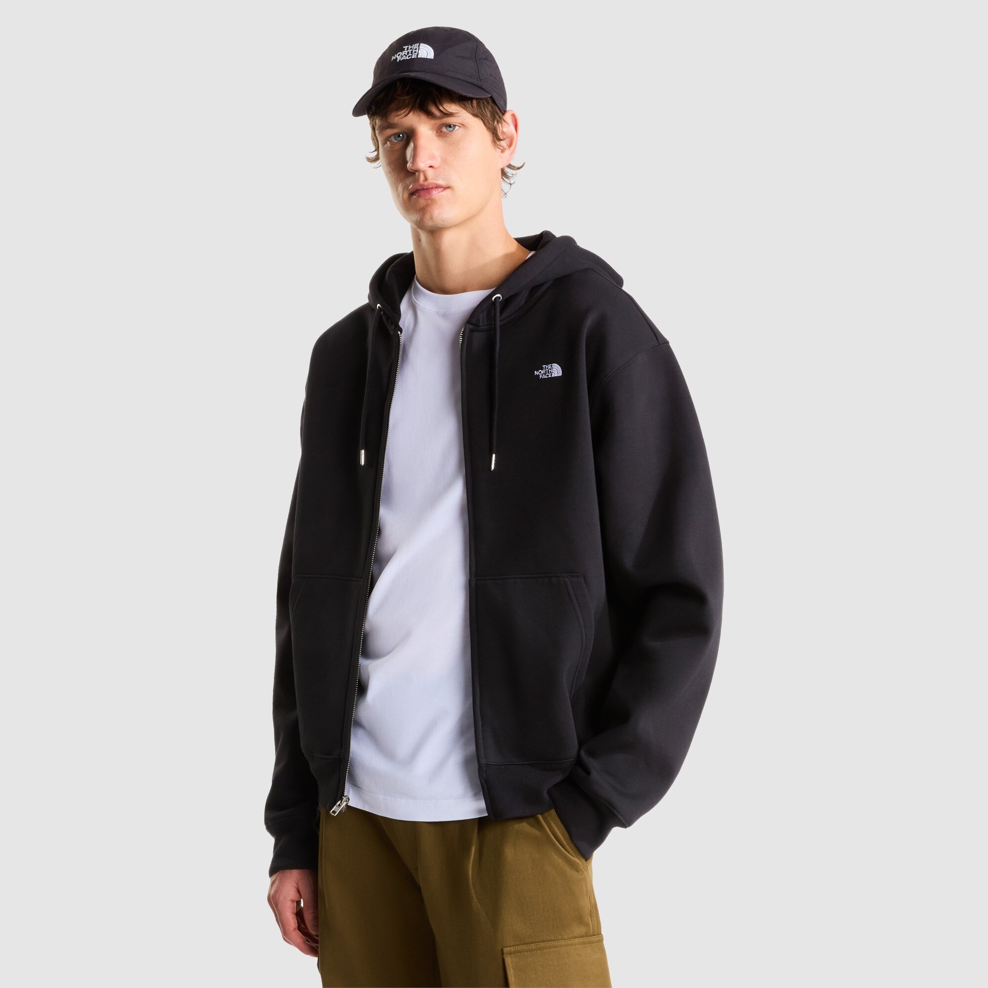 Imagen 4 de Sudadera con capucha y cremallera completa para hombre TNF™ Essential Simple Dome The North Face - Negro Negro