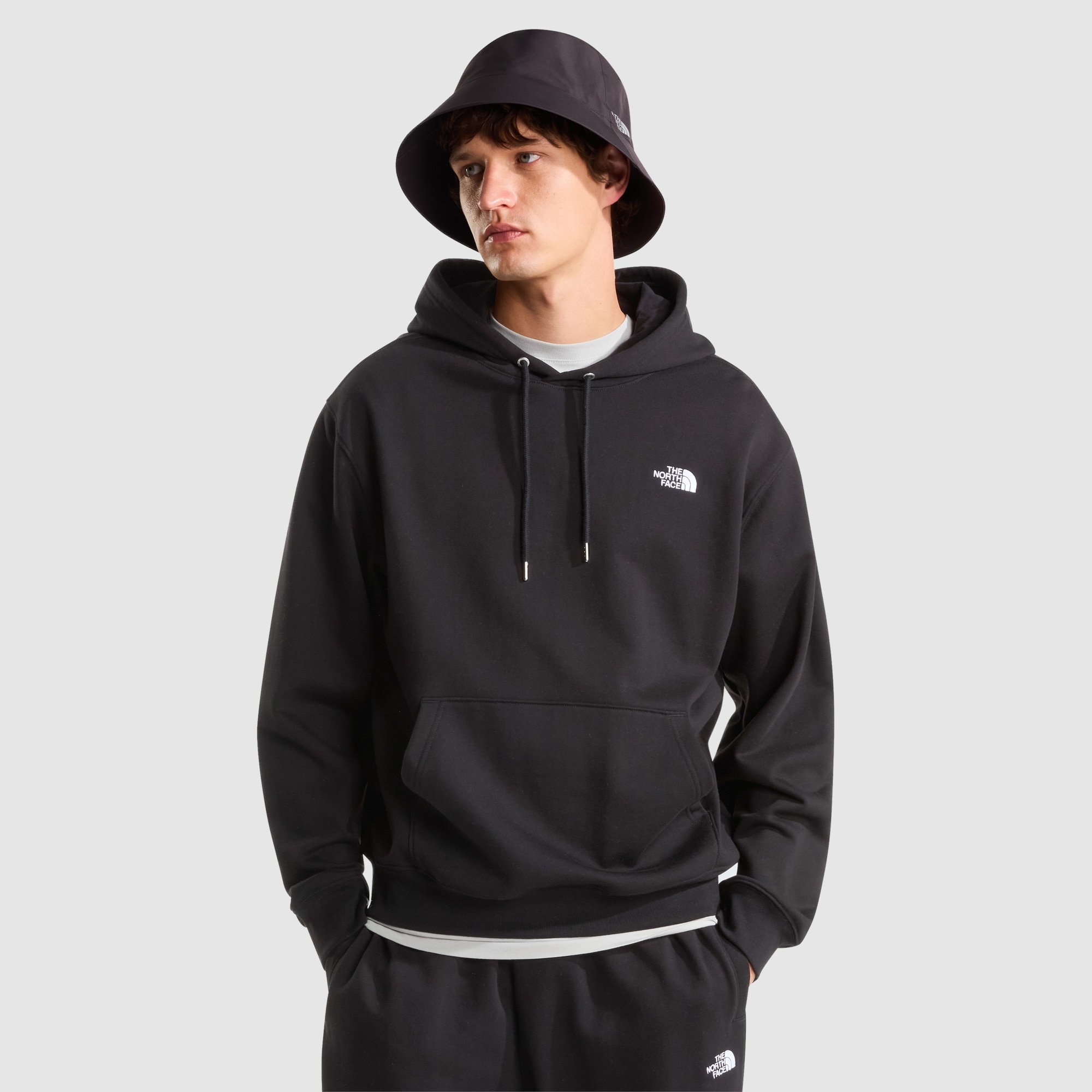 Sudadera holgada con capucha en tejdo de rizo para hombre TNF™ Essential Simple Dome The North Face - Negro Negro-1