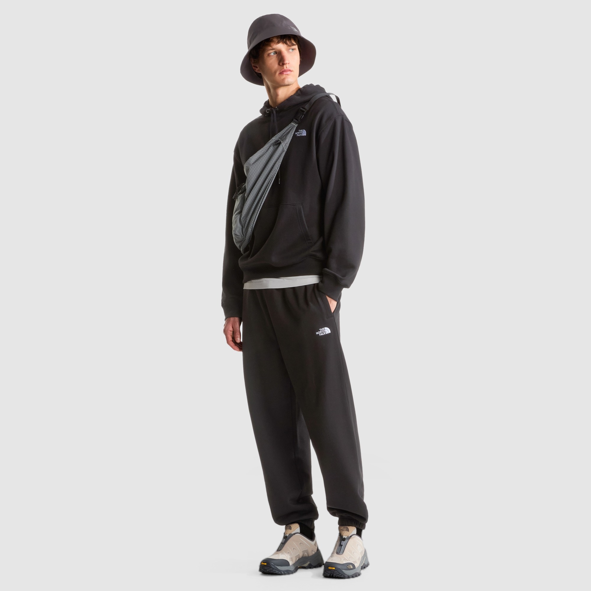 Sudadera holgada con capucha en tejdo de rizo para hombre TNF™ Essential Simple Dome The North Face - Negro Negro-2