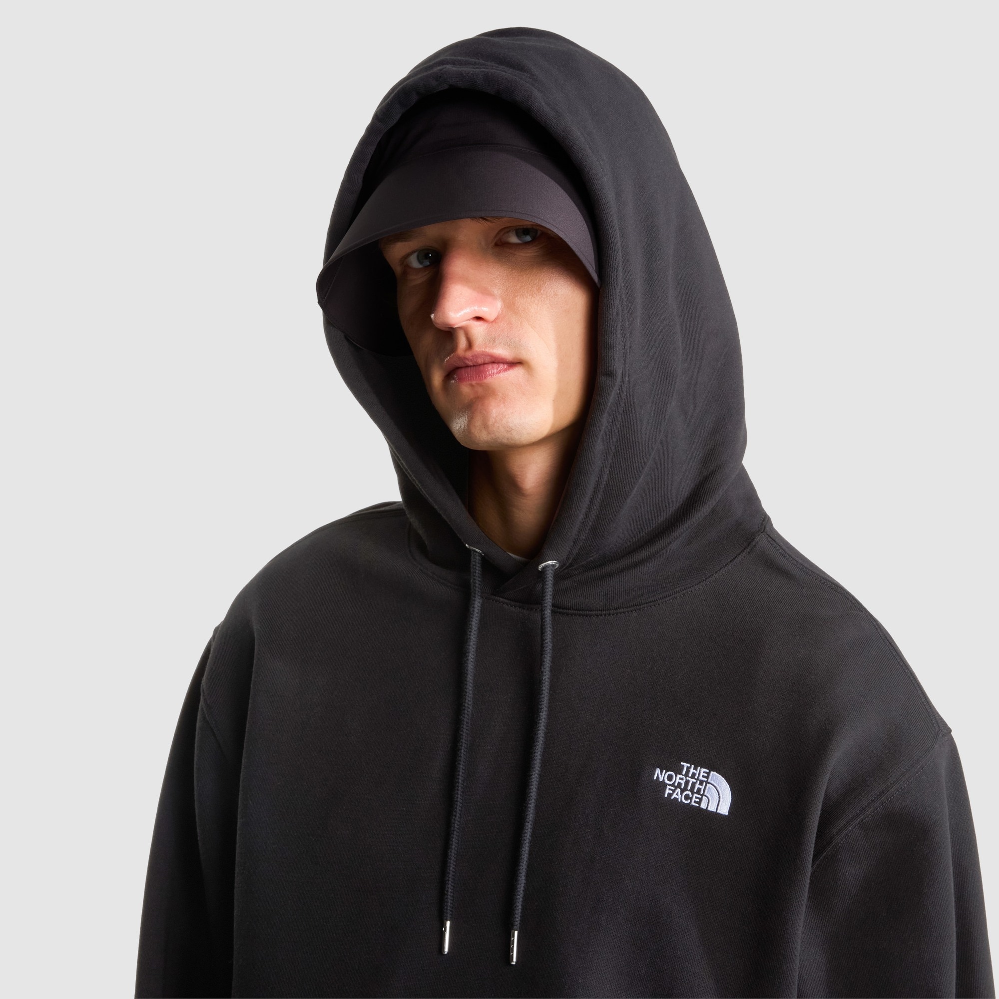 Sudadera holgada con capucha en tejdo de rizo para hombre TNF™ Essential Simple Dome The North Face - Negro Negro-4