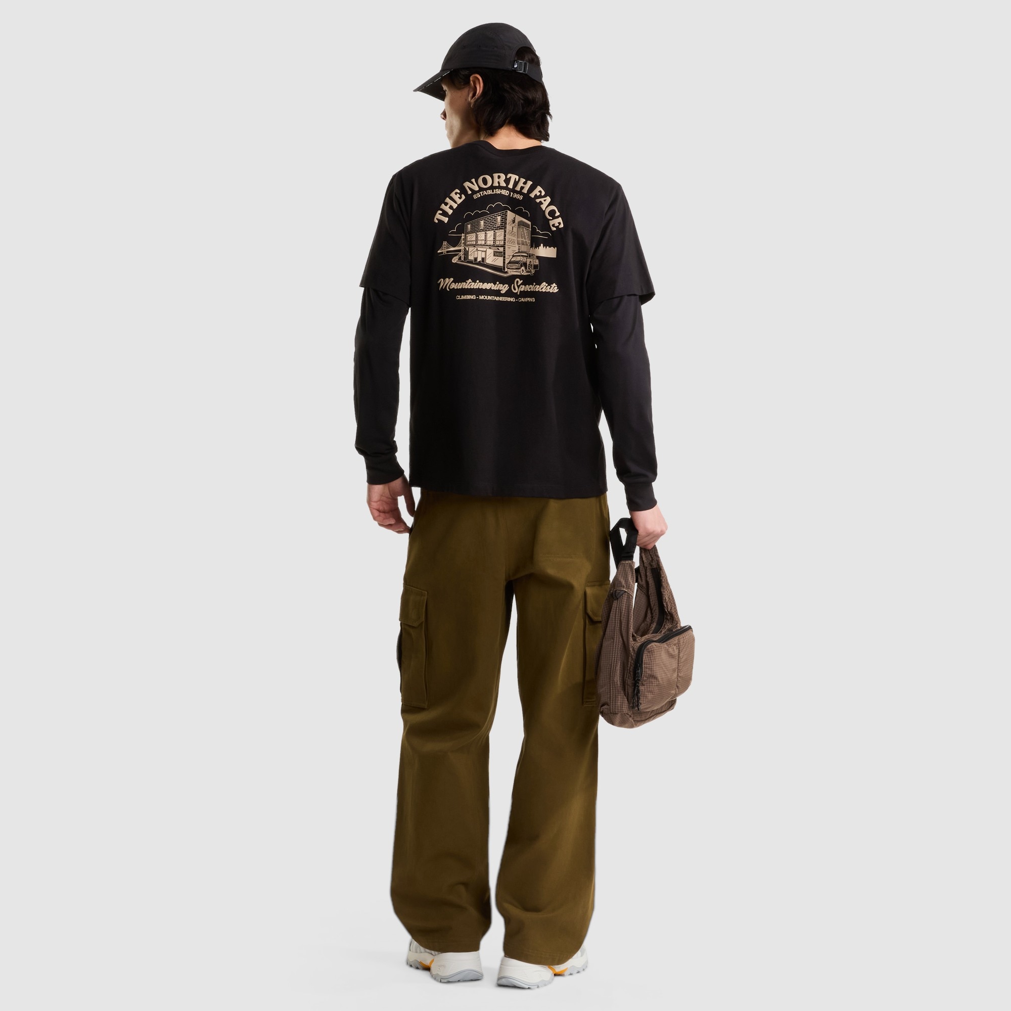 Camiseta holgada con estampado gráfico unisex OG StoreThe North Face - Negro Negro-3
