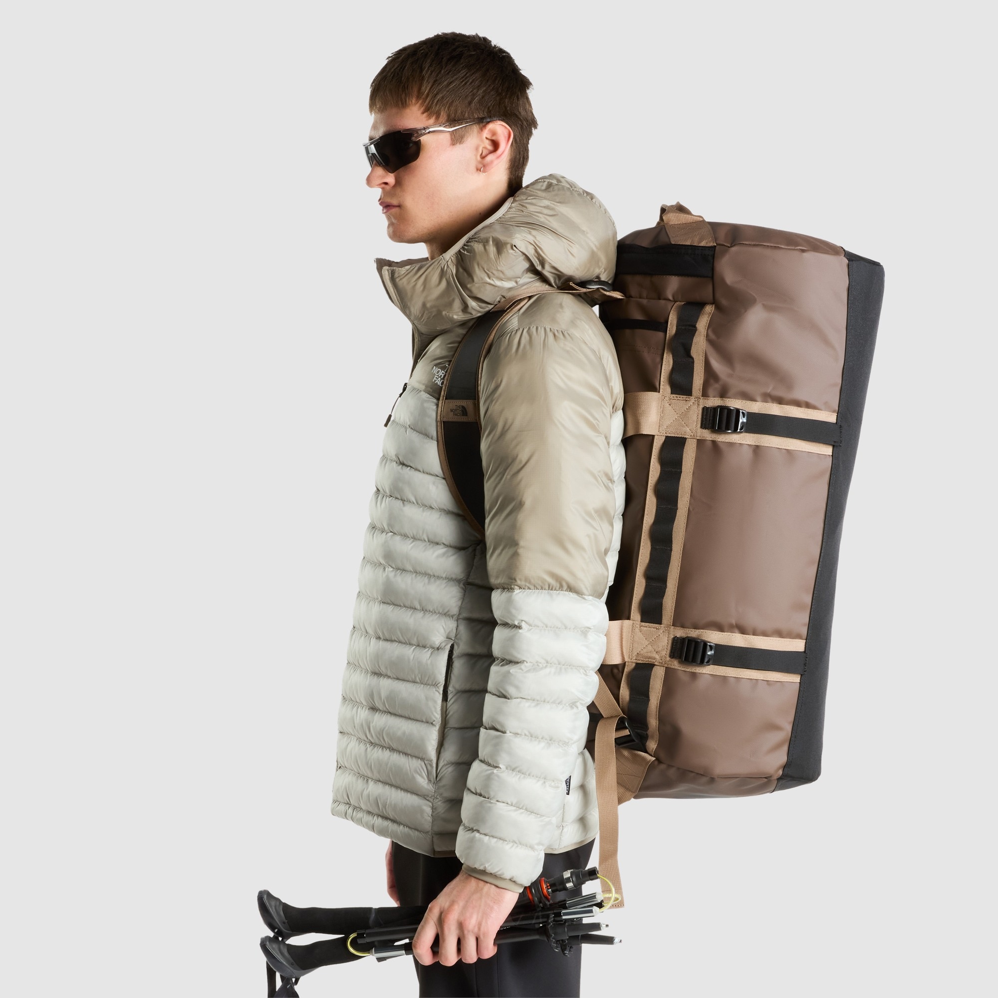 Bolsa de deporte unisex Base Camp Duffel - M The North Face - Marrón oscuro Marrón oscuro-7