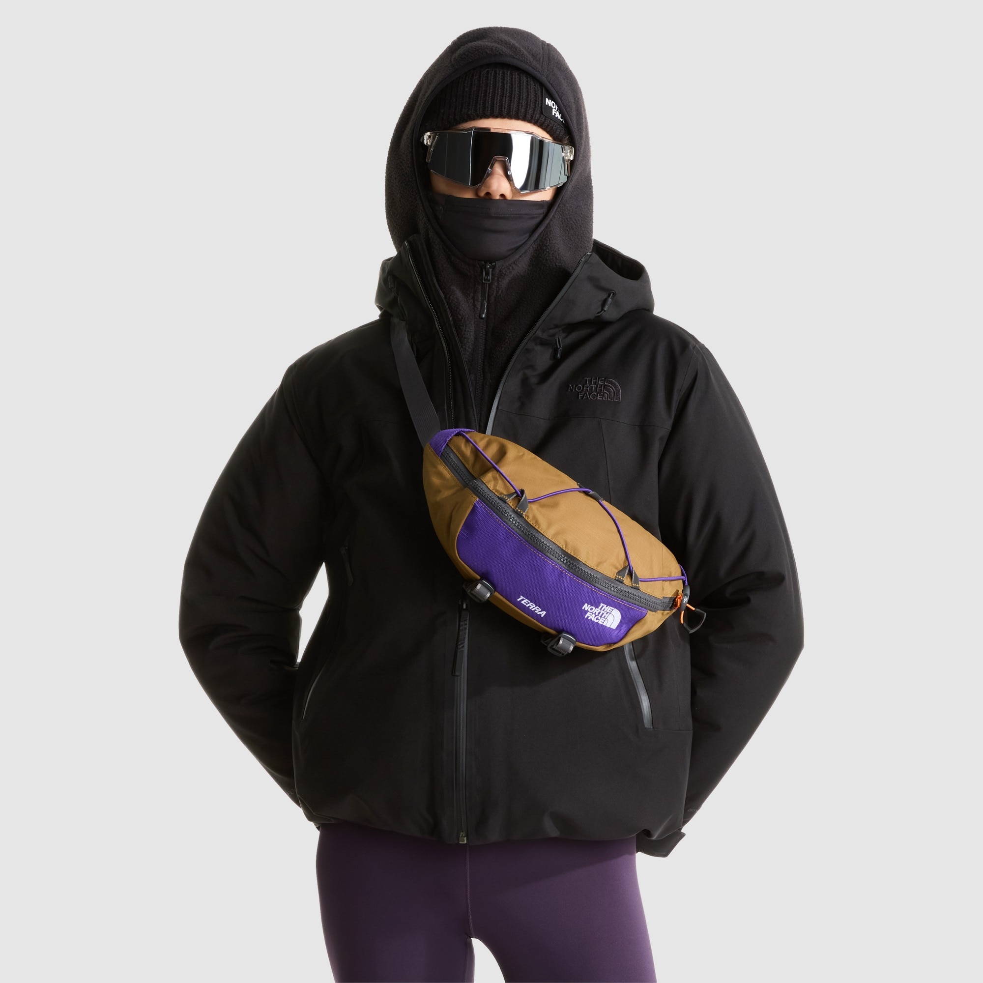 Riñonera unisex Terra de 3 litros The North Face - Azul Marrón-5