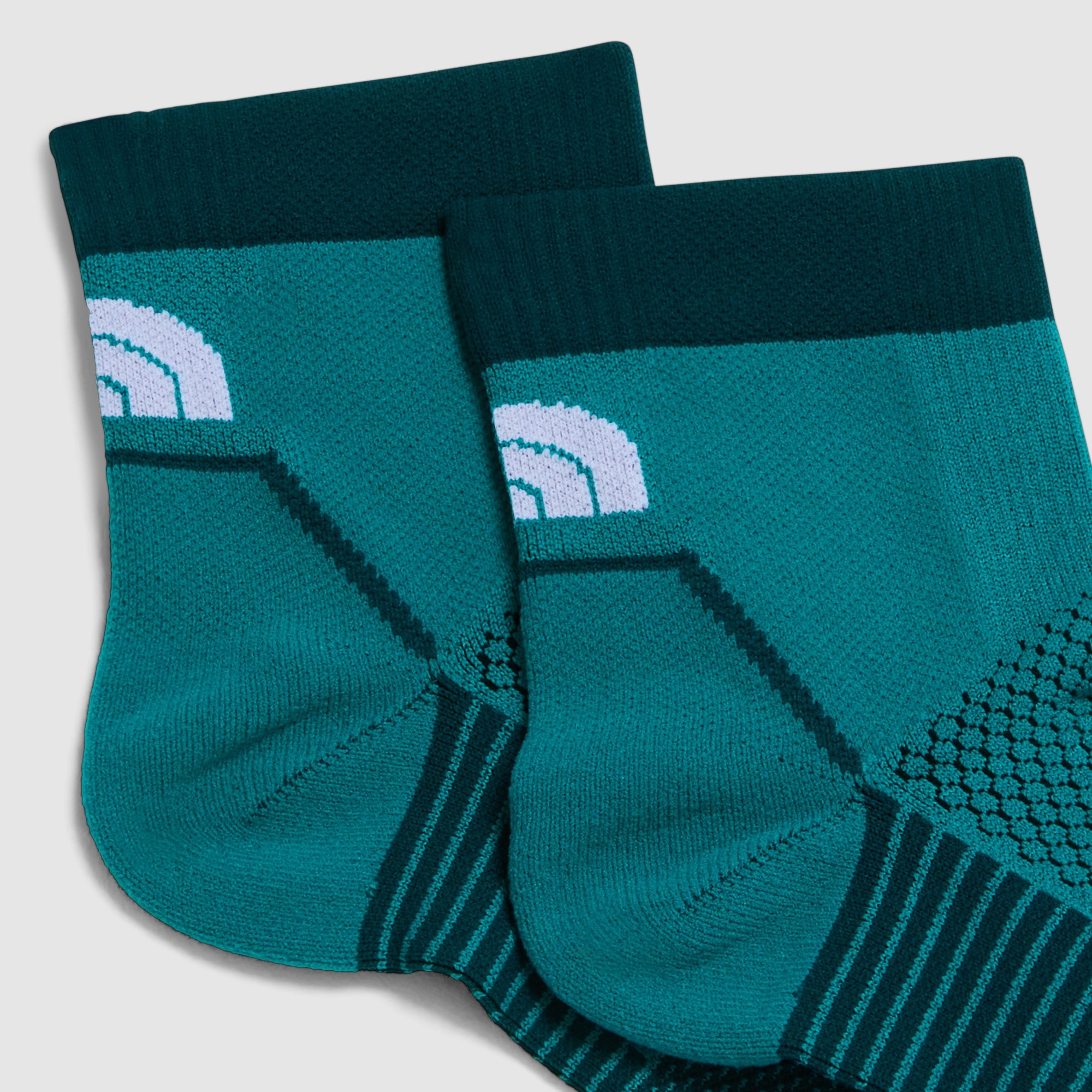 Imagen 2 de Calcetines de 1/4 unisex Trail Run The North Face - Verde / Azul marino Verde / Azul marino