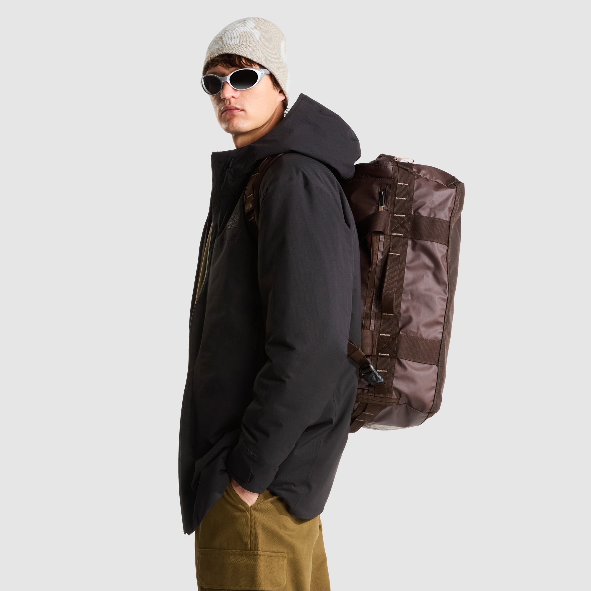 Bolsa de deporte unisex Base Camp Duffle V The North Face - Marrón oscuro Marrón oscuro-10