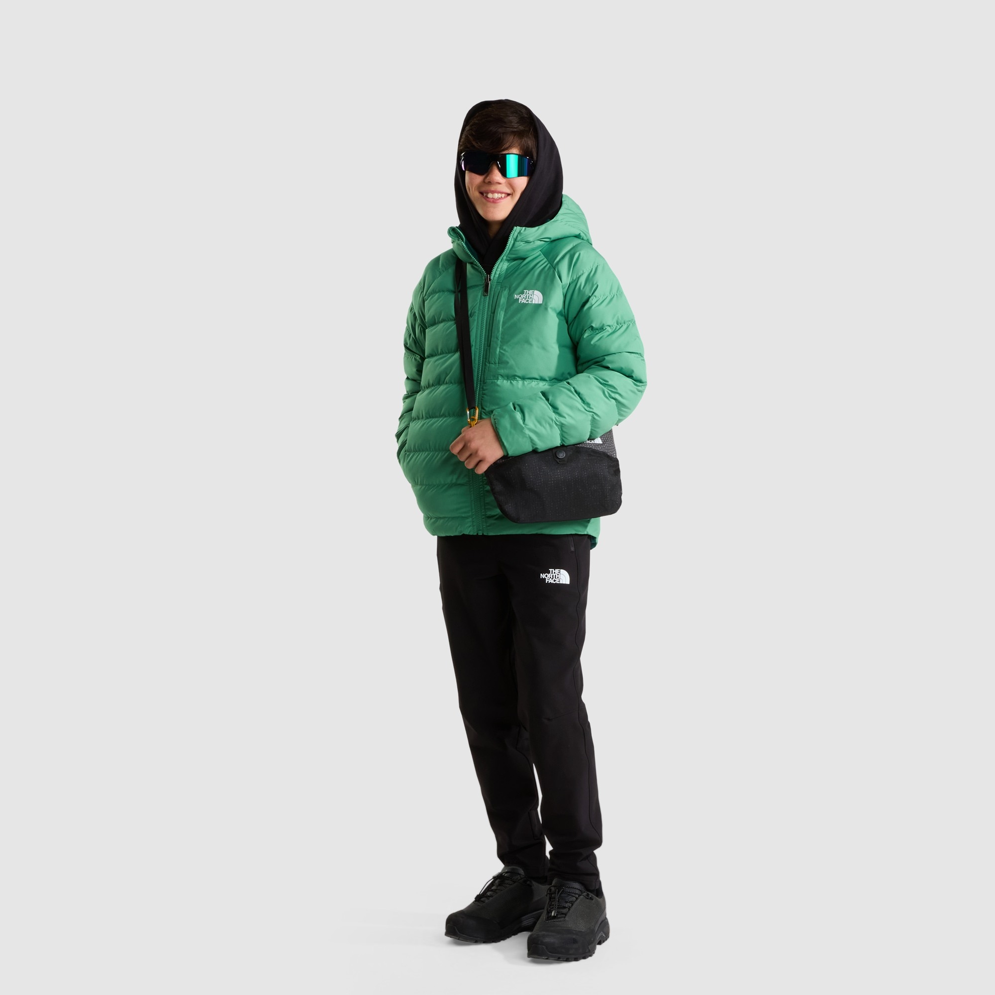 Chaqueta reversible para niño Perrito The North Face - Verde claro Verde claro-3
