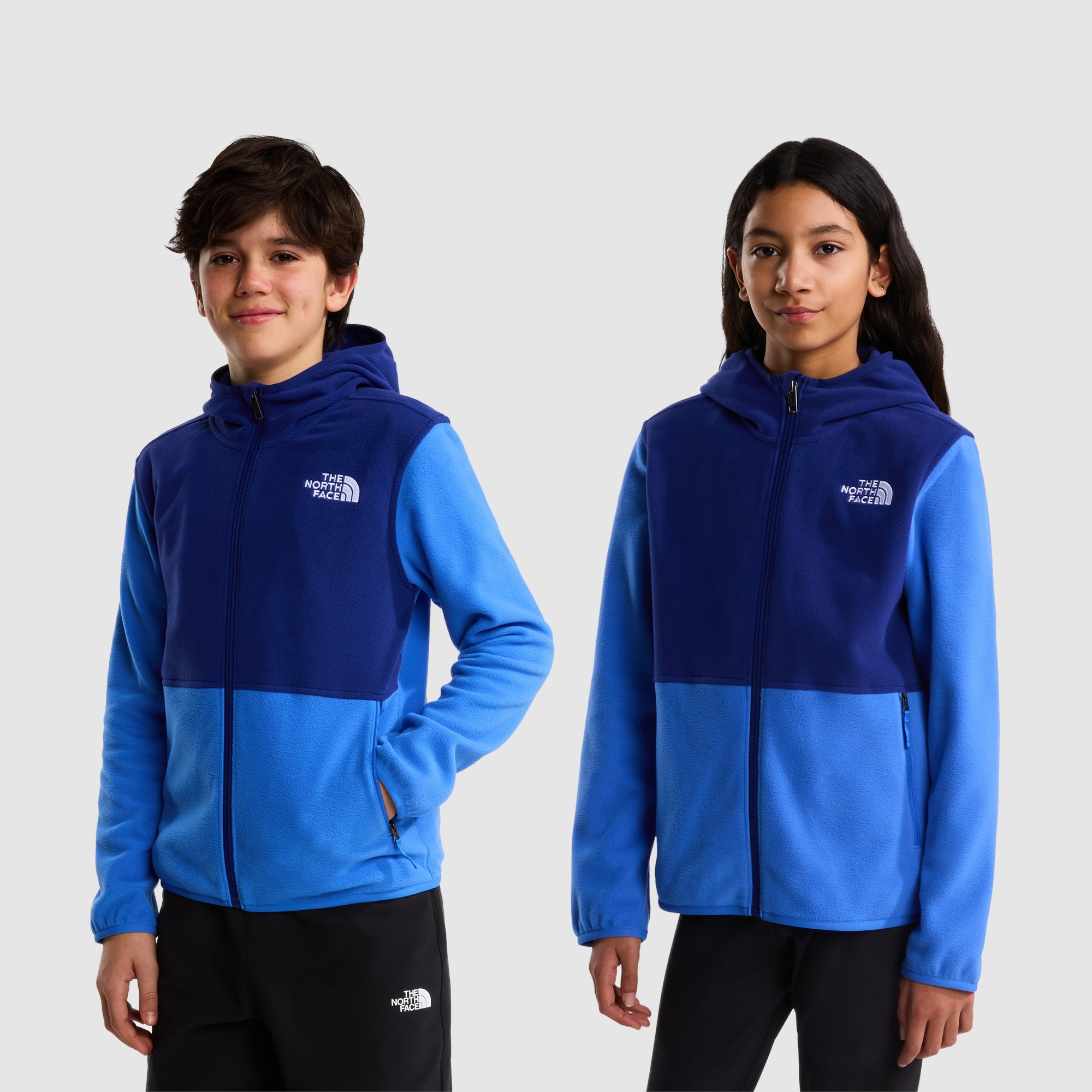 Forro polar con cremallera integral para niño Glacier The North Face - Azul Azul-1