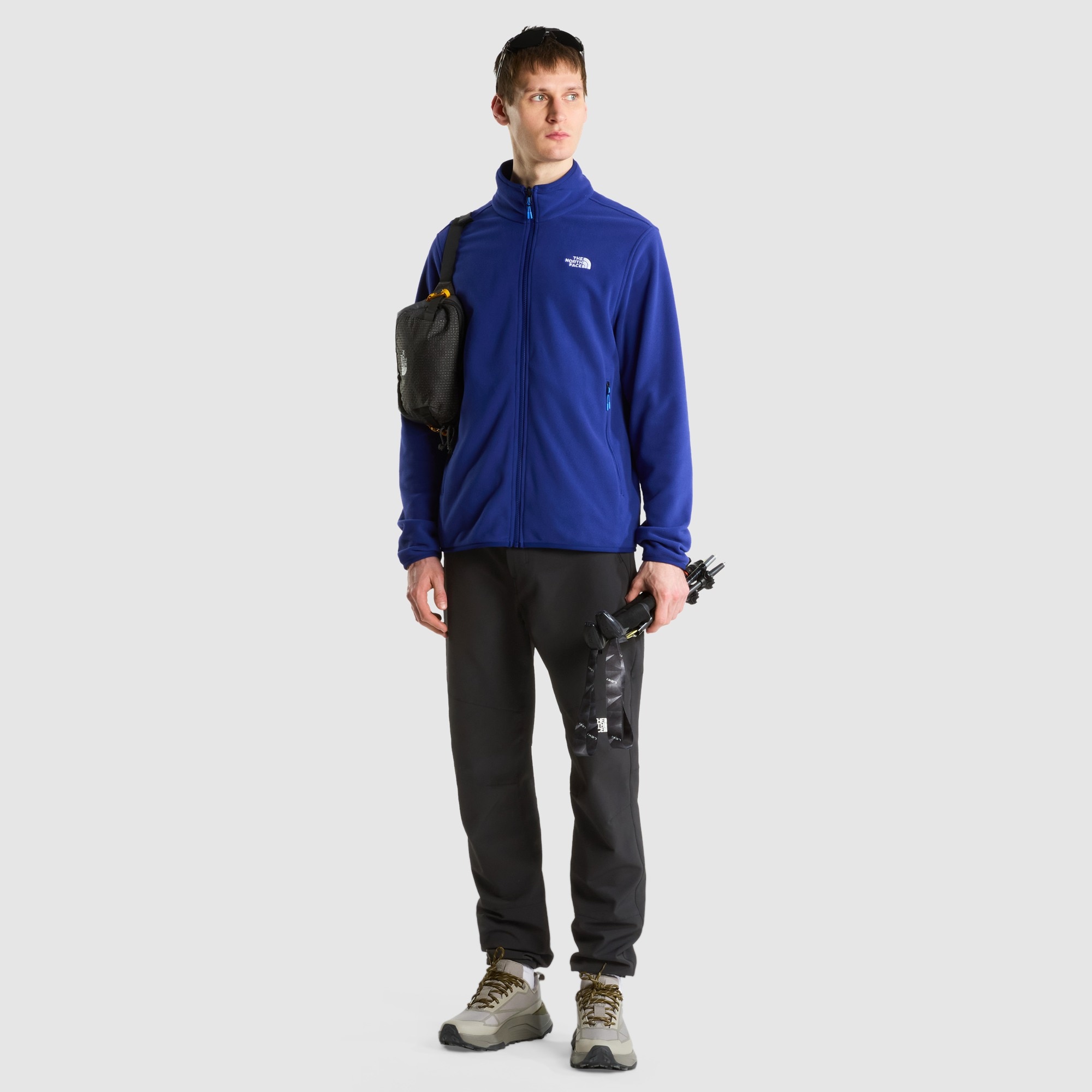Forro polar con cremallera integral de hombre Glacier The North Face - Azul oscuro Azul oscuro-2