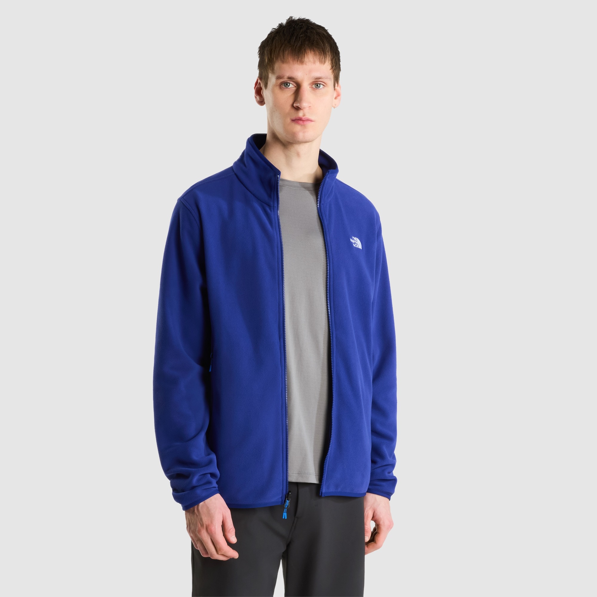 Forro polar con cremallera integral de hombre Glacier The North Face - Azul oscuro Azul oscuro-4