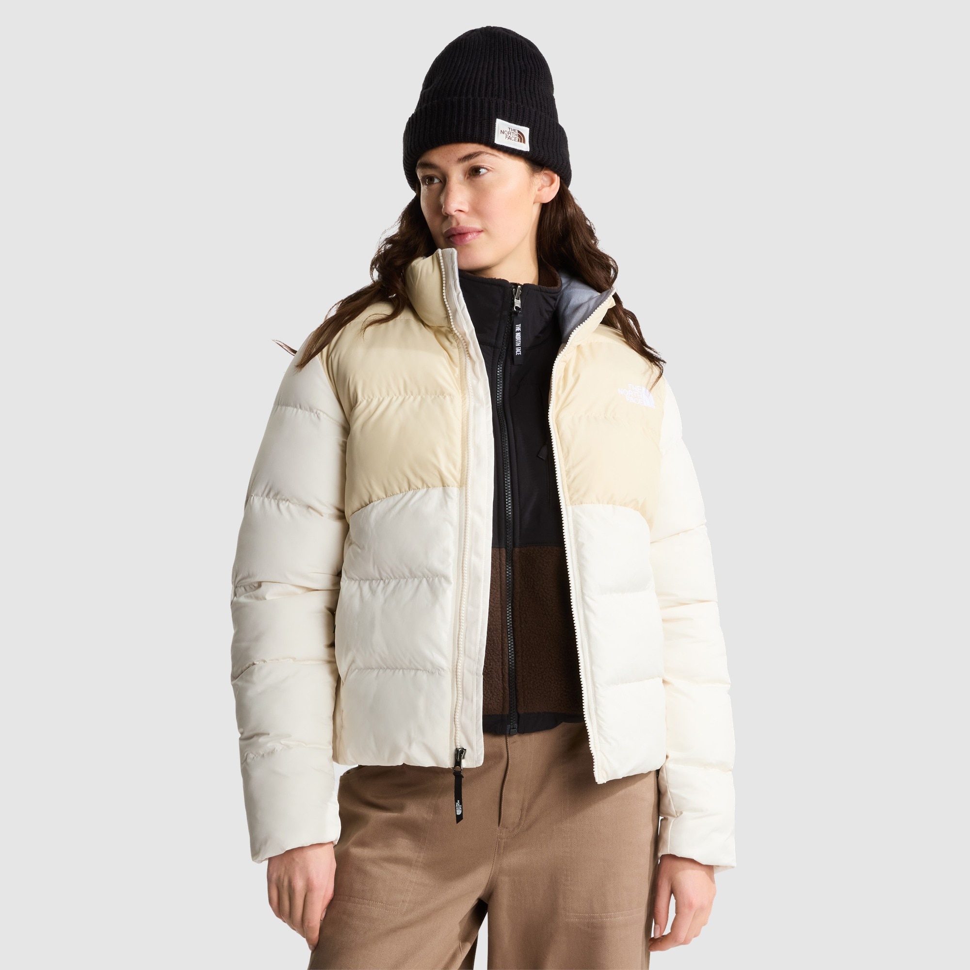 Chaqueta para mujer Saikuru The North Face - Beige / Blanco Beige / Blanco-4
