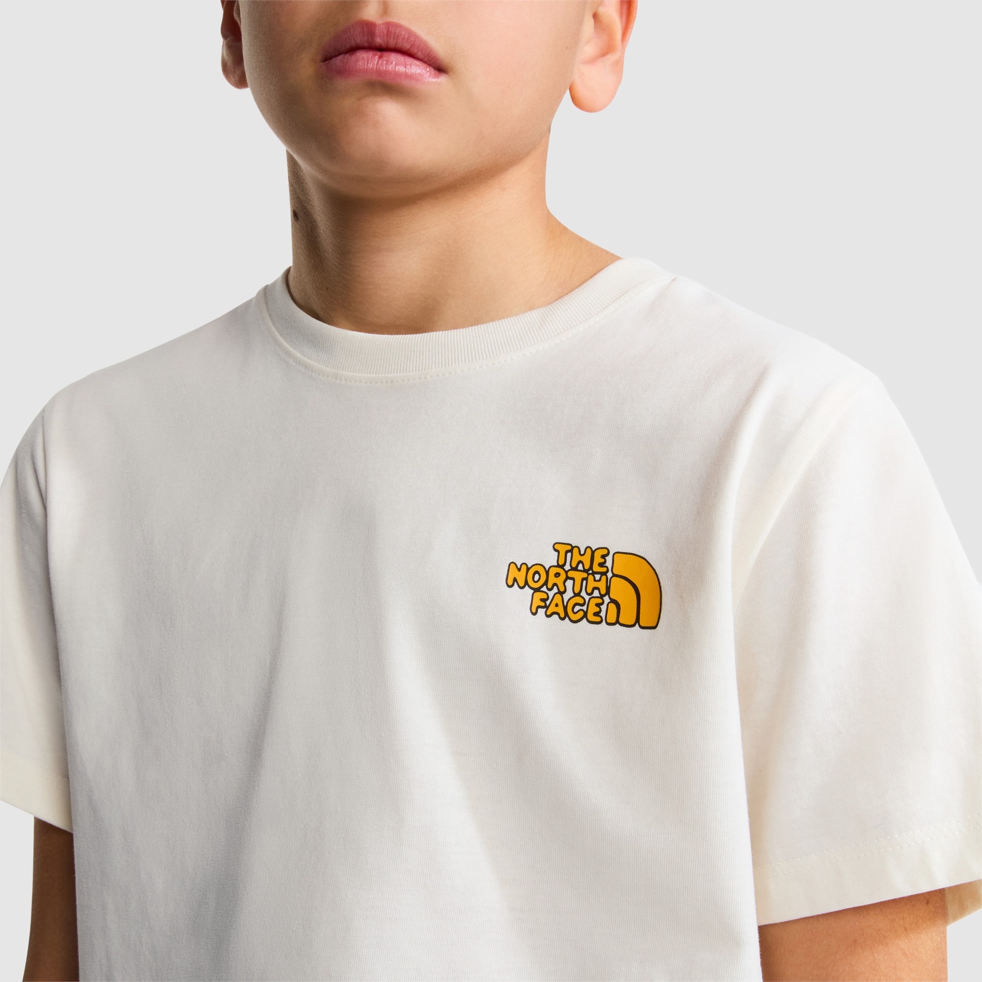 Camiseta recta con estampado gráfico para niño Outdoor The North Face - Blanco Anticuario Blanco Anticuario-4