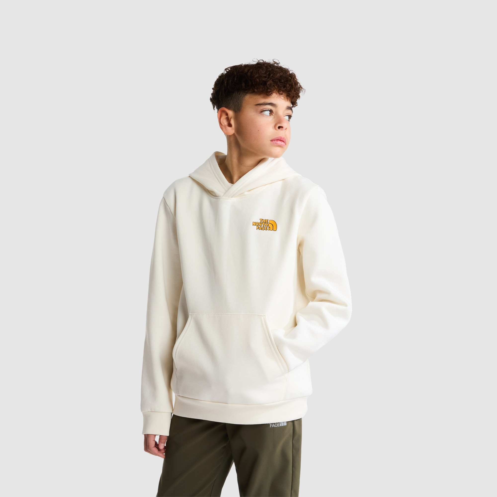 Sudadera recta con capucha y estampado gráfico para niño Outdoor The North Face - Blanco Anticuario Blanco Anticuario-2