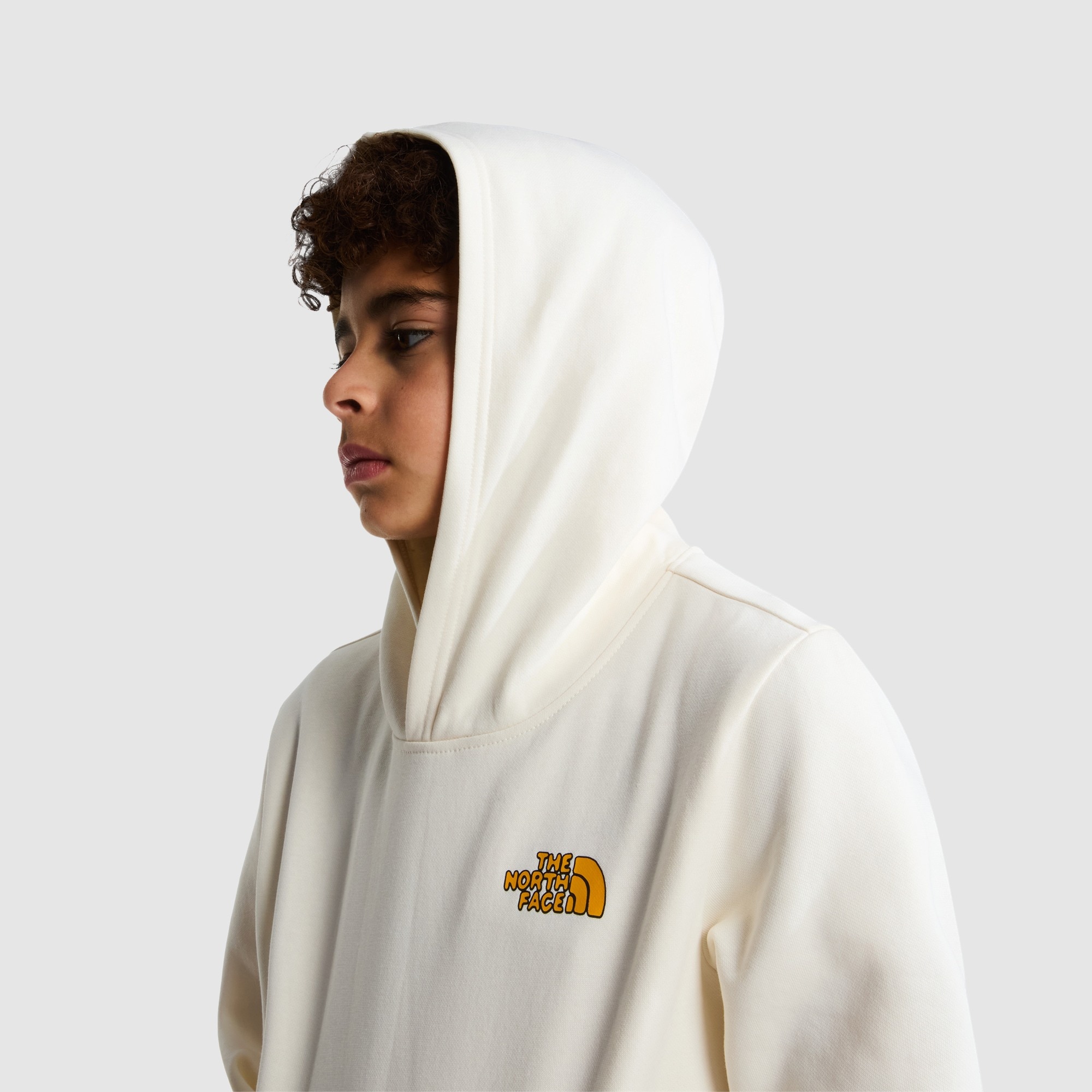 Sudadera recta con capucha y estampado gráfico para niño Outdoor The North Face - Blanco Anticuario Blanco Anticuario-4