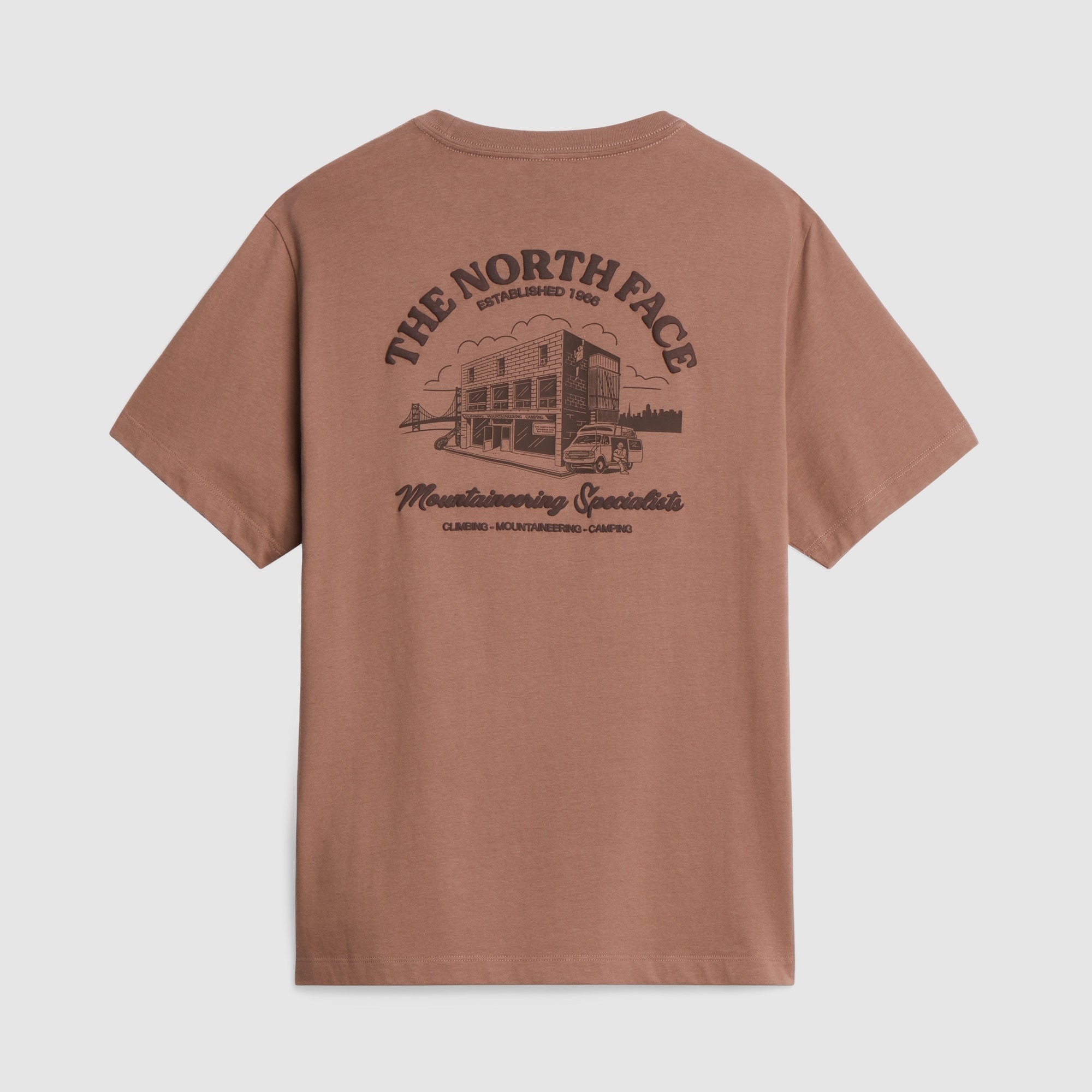 Camiseta holgada con estampado gráfico unisex OG StoreThe North Face - Marrón claro Marrón claro-6