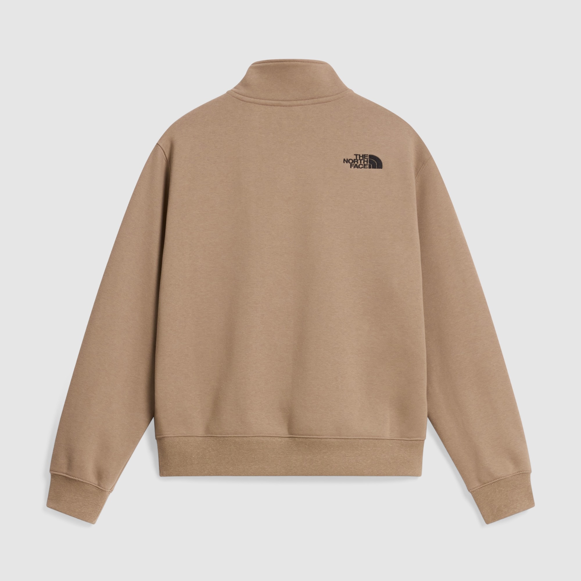 Sudadera holgada con cremallera de 1/4 y bordado gráfico para mujer Ski The North Face - Marrón claro Marrón claro-6