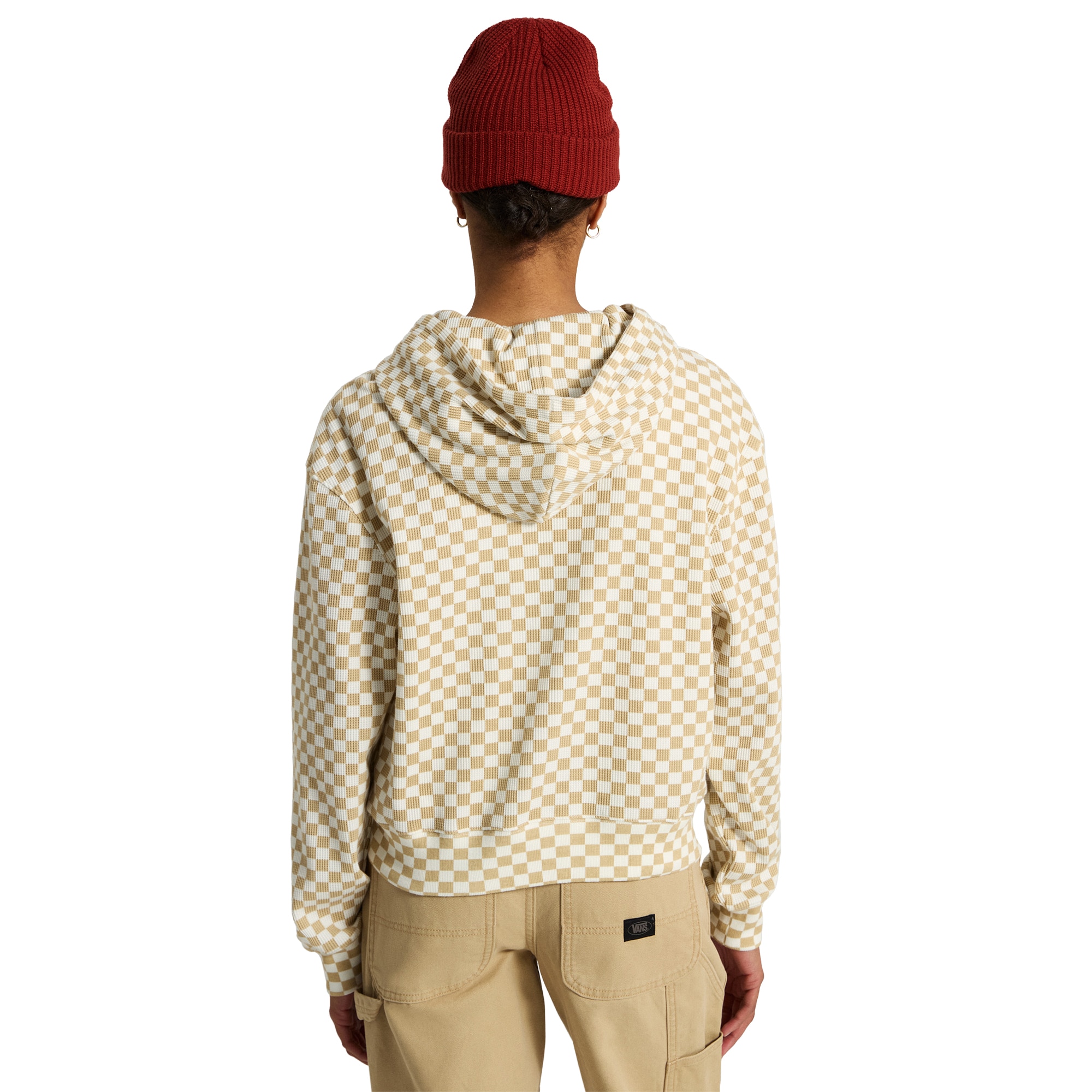 Imagen 5 de Sudadera de mujer Pierce Shrunken Full Zip Vans - Blanco roto Blanco roto