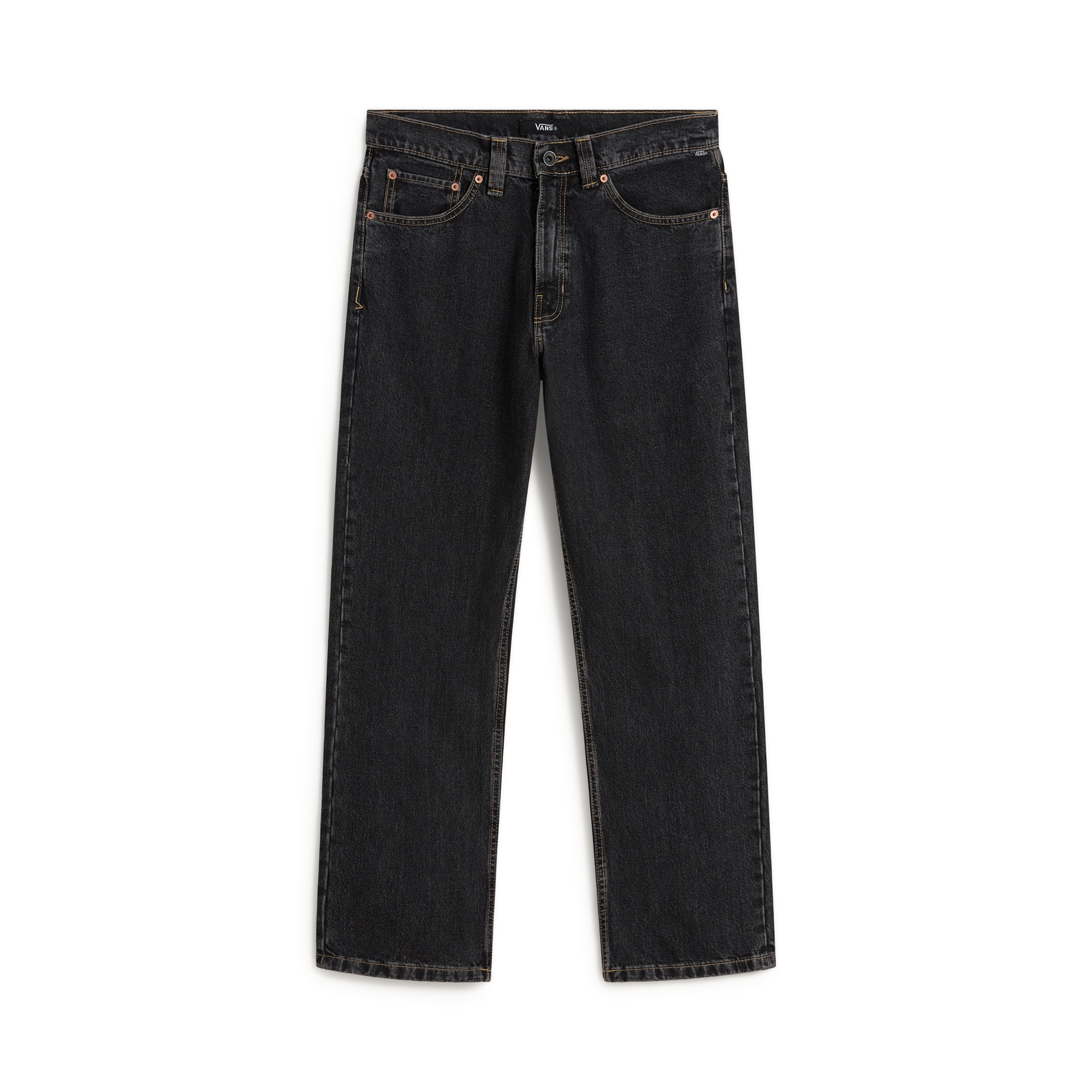 Pantalones de hombre Check-5 Straight Denim Vans - Negro mate Negro mate-1