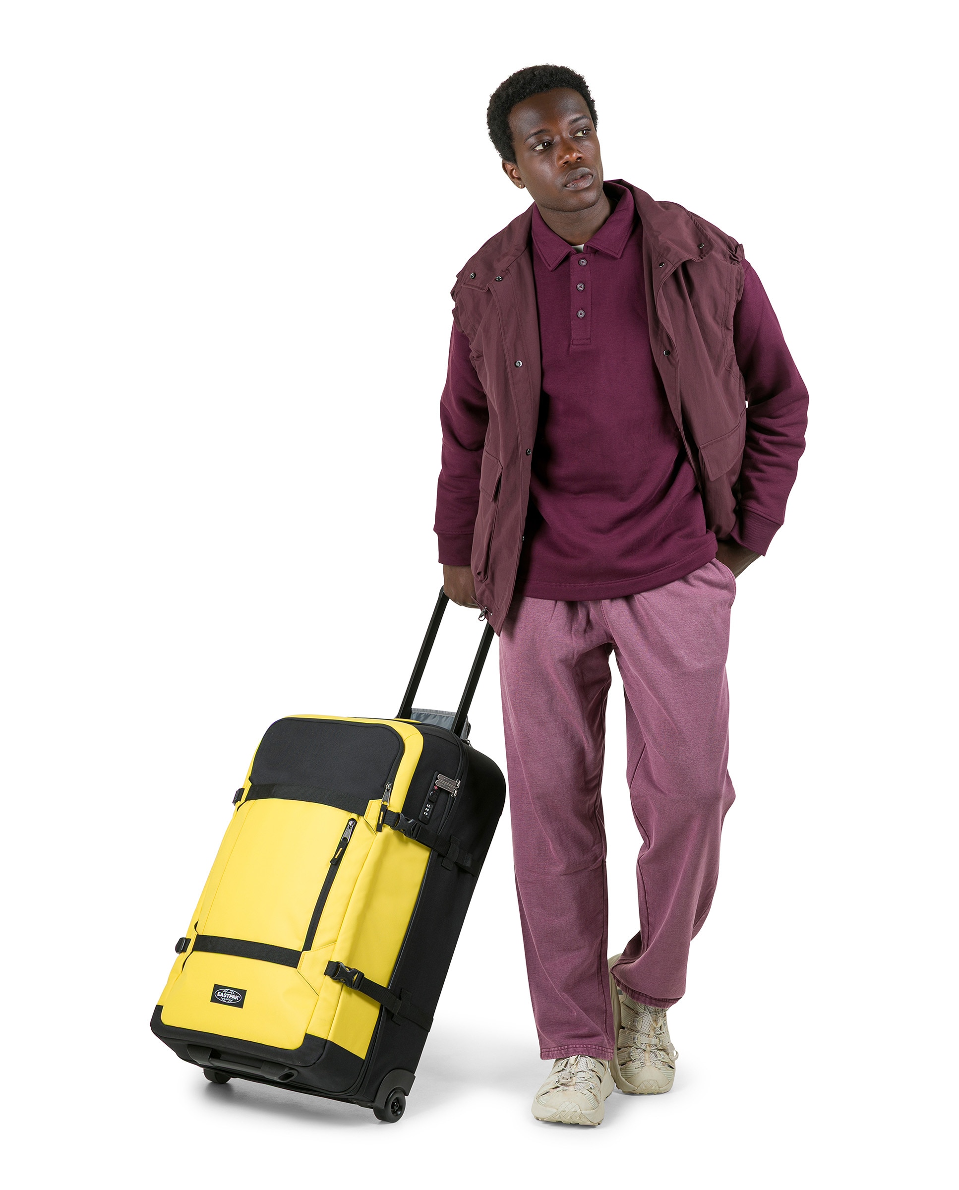 Imagen 6 de Maleta mediana transit'r pro m con capacidad de 63 l - Eastpak - Amarillo Amarillo