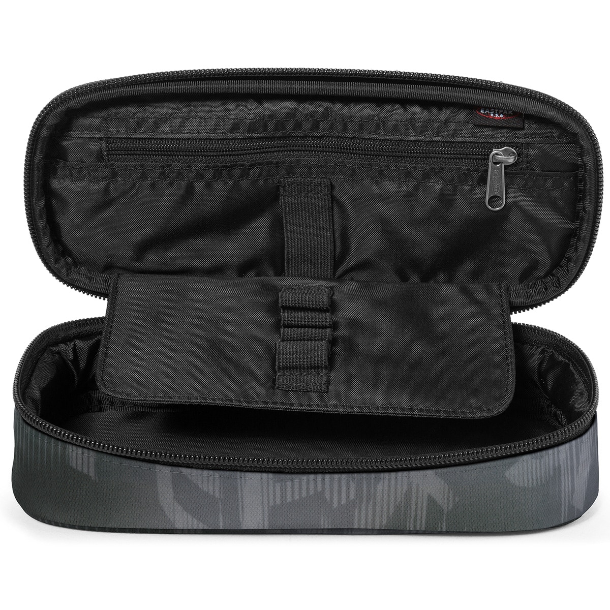 Estuche unisex Oval Single Eastpak - Acero negro Acero negro-3