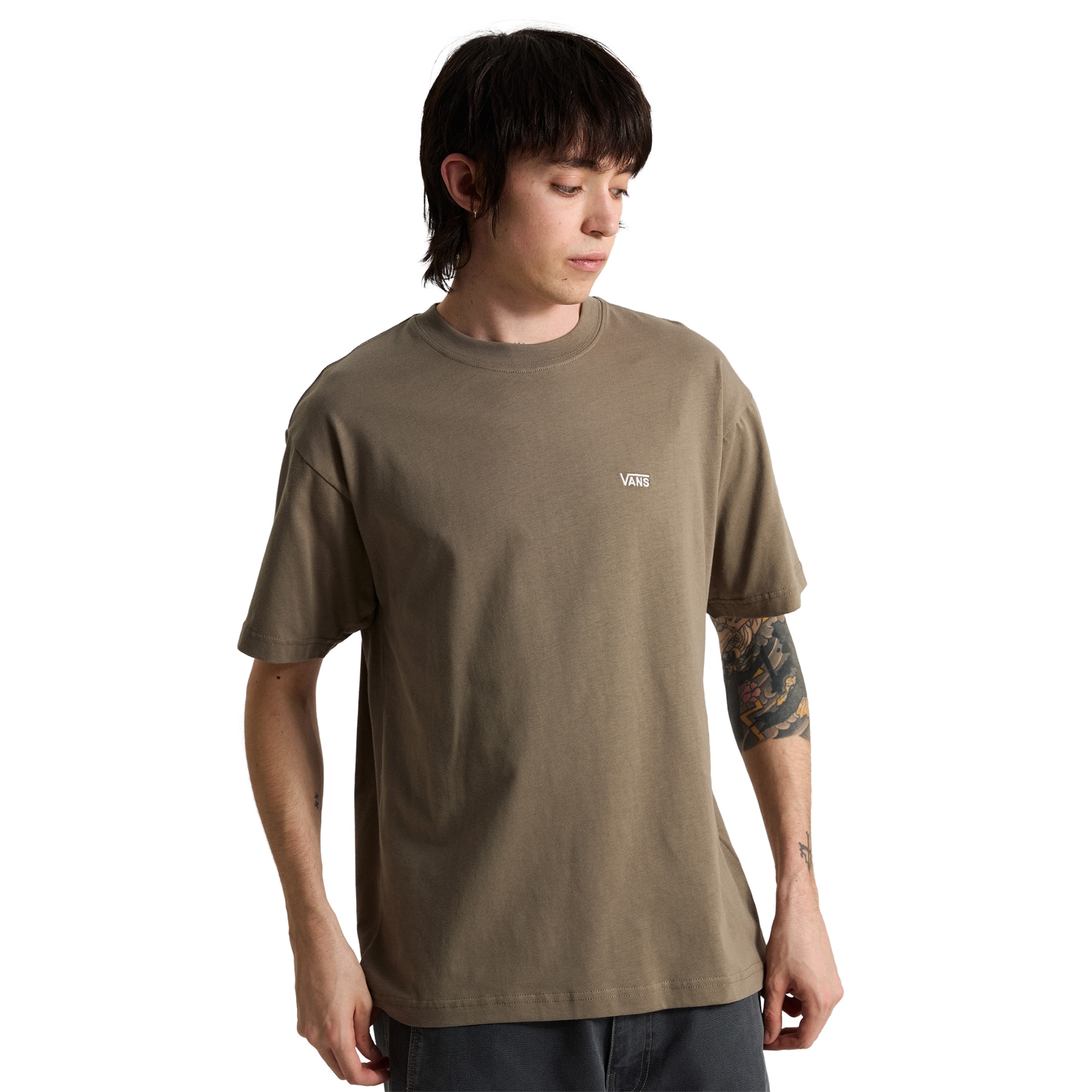 Imagen 3 de Camiseta de hombre Left Chest II Loose SS Tee Vans - Marrón piedra Marrón piedra