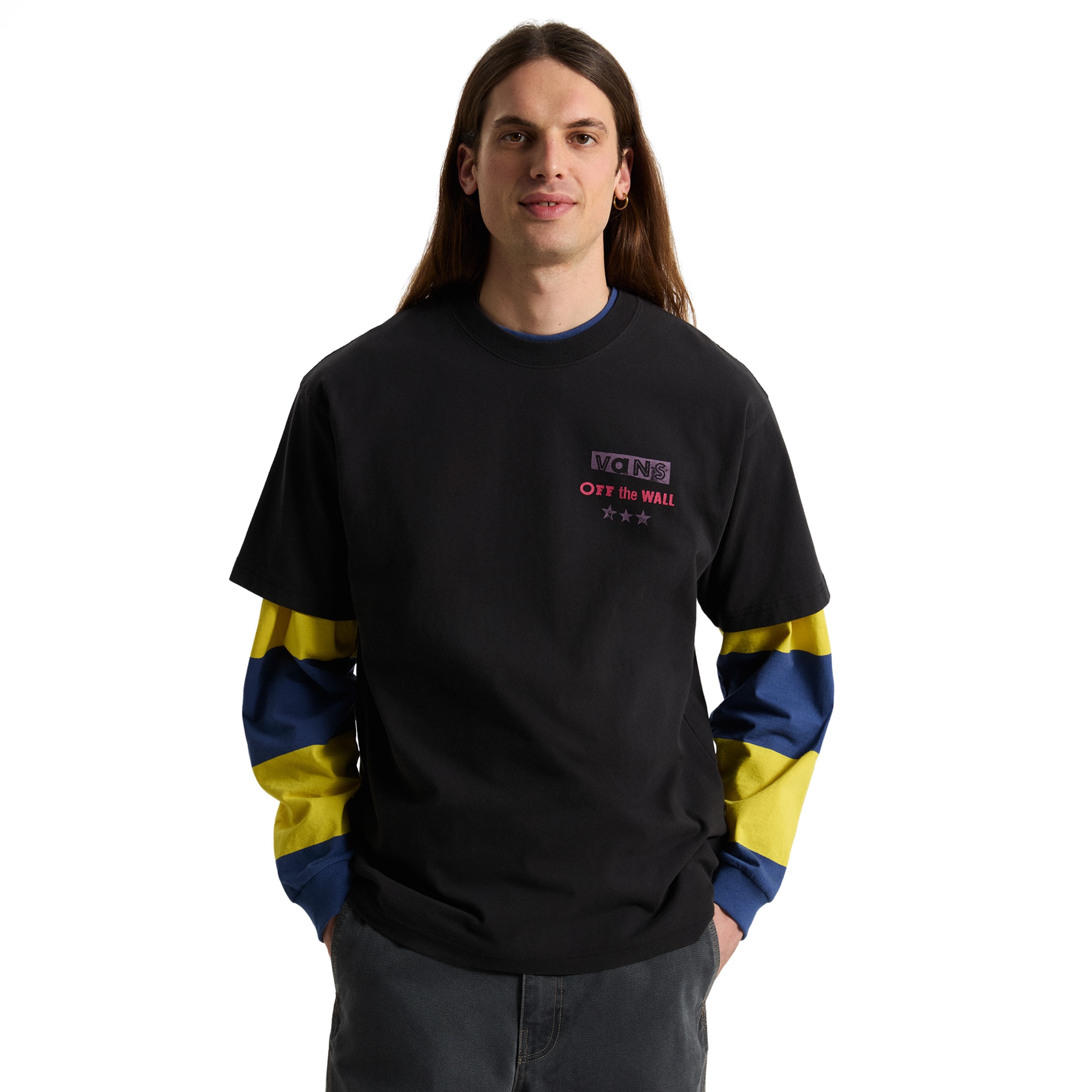 Imagen 3 de Camiseta de hombre Distorted Reality SS Tee Vans - Negro Negro