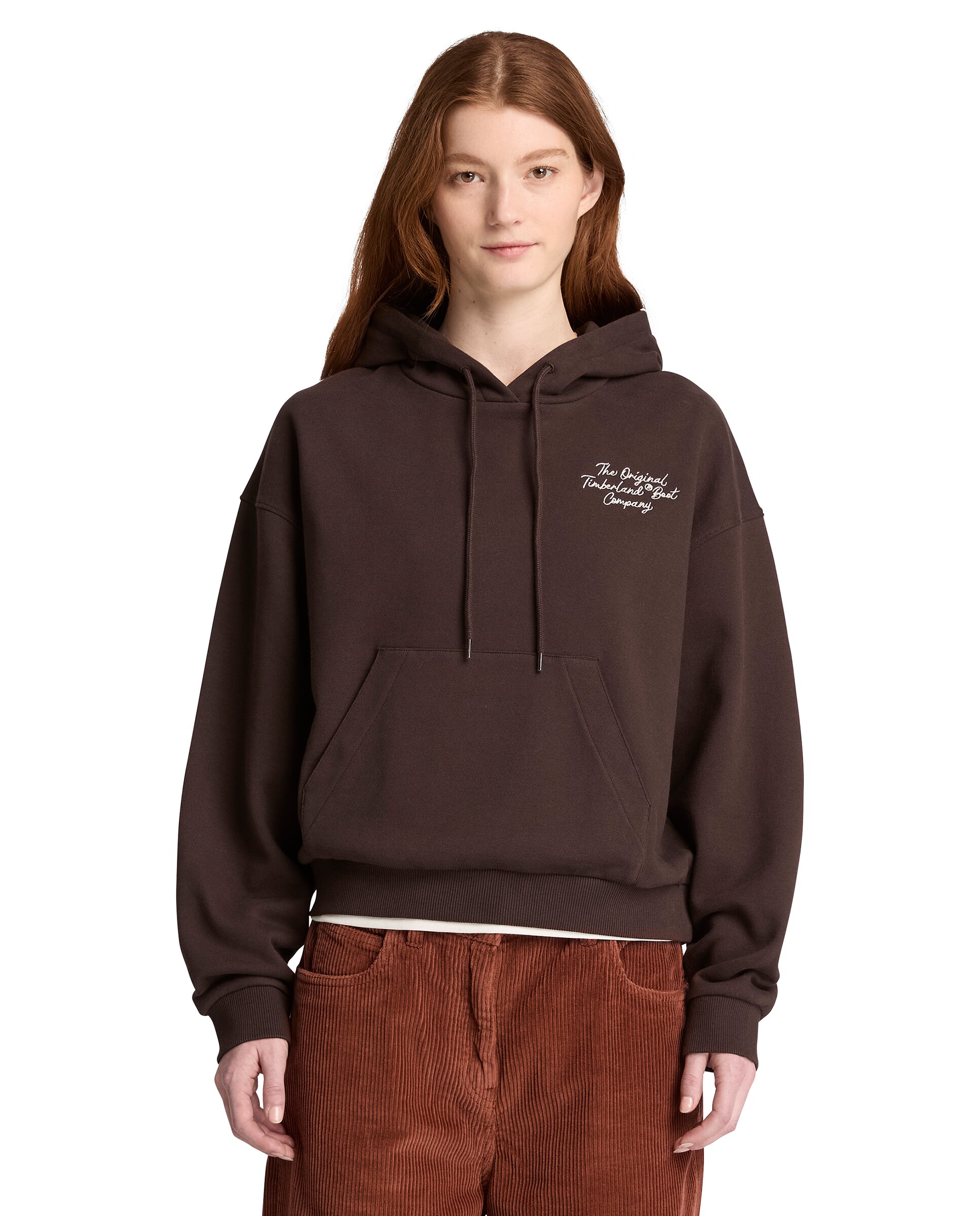 Sudadera de mujer con capucha elevated - Timberland - Marrón oscuro Marrón oscuro-1