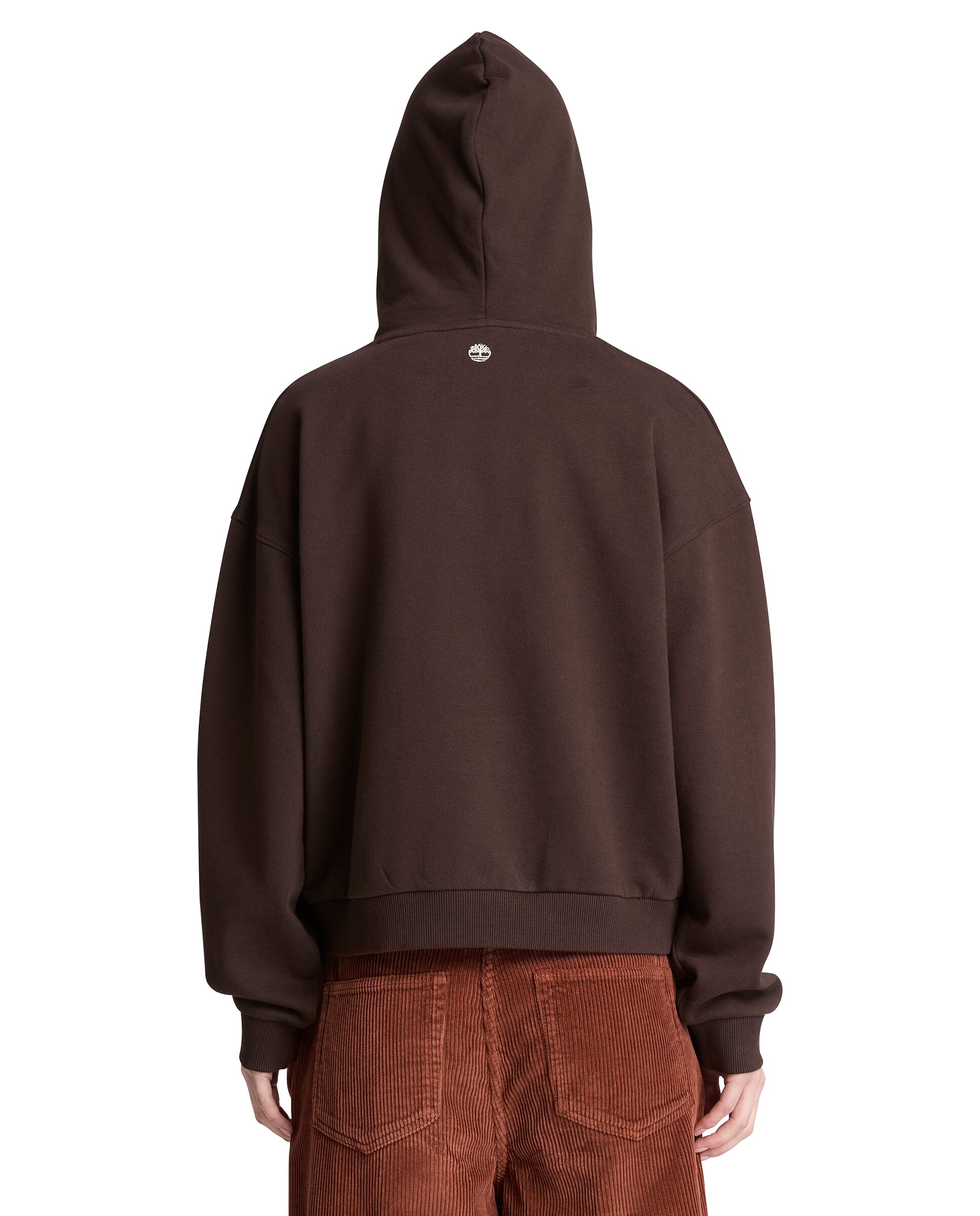 Sudadera de mujer con capucha elevated - Timberland - Marrón oscuro Marrón oscuro-4