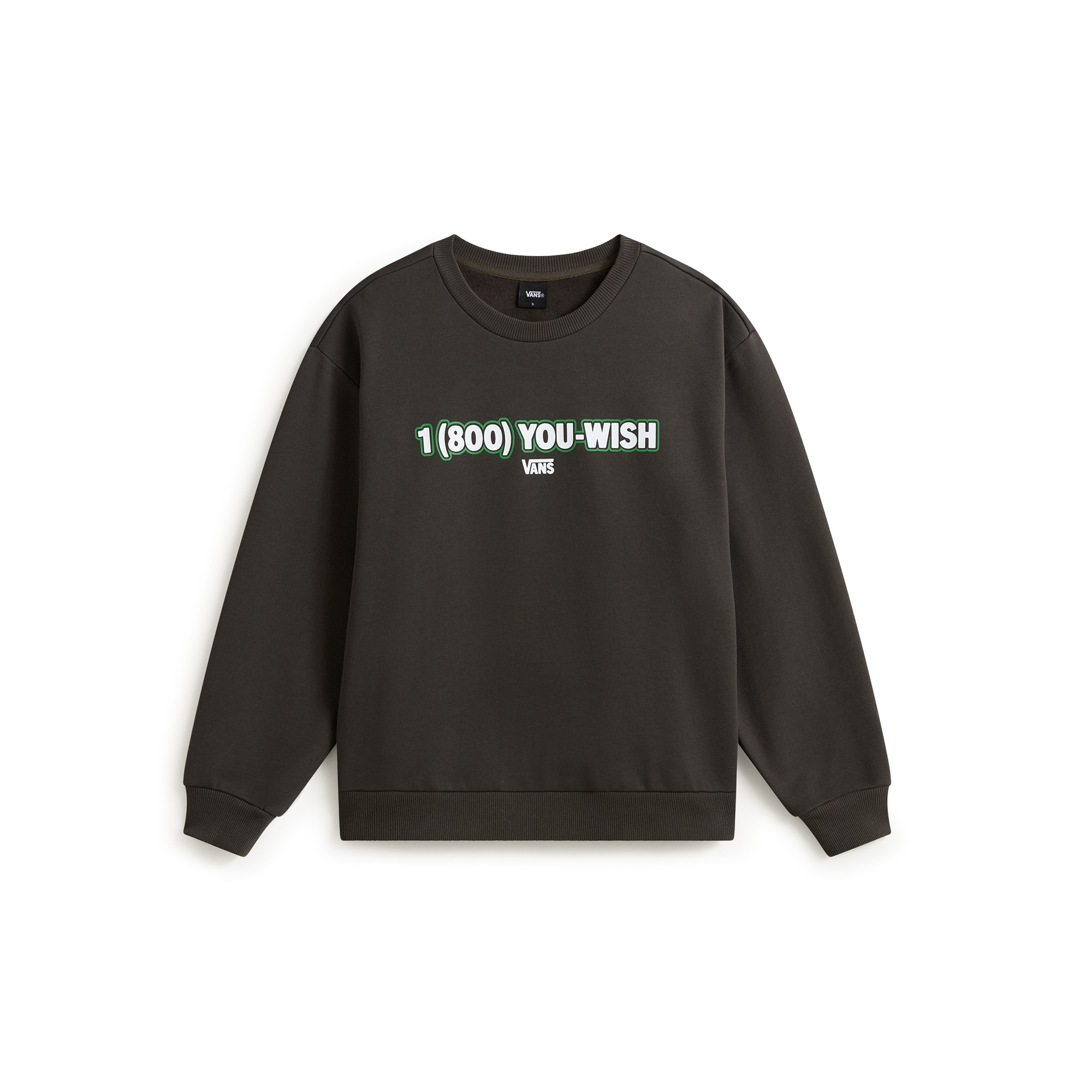 Imagen 1 de Sudadera de mujer You Wish Crew Vans Negro mate