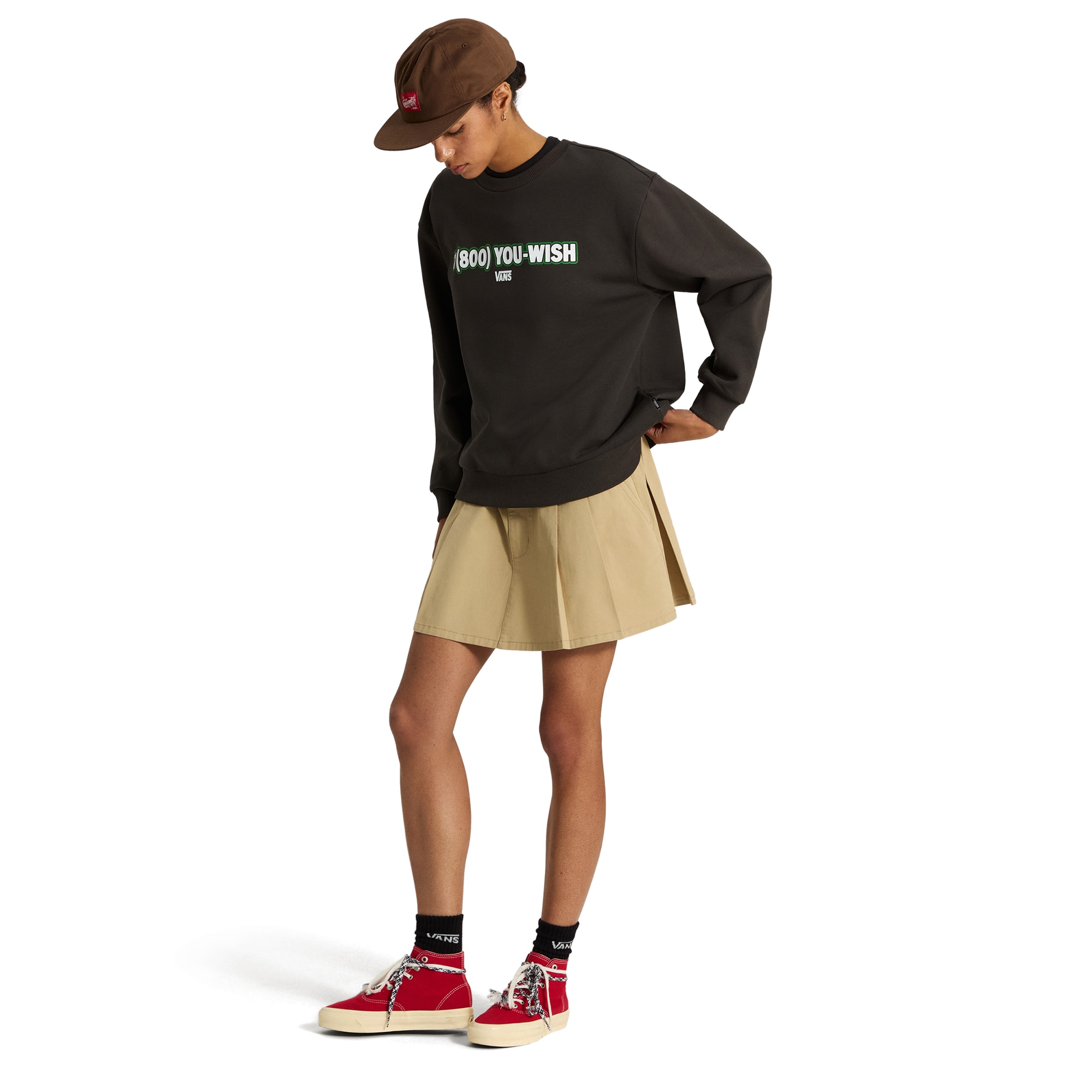 Imagen 4 de Sudadera de mujer You Wish Crew Vans - Negro mate Negro mate