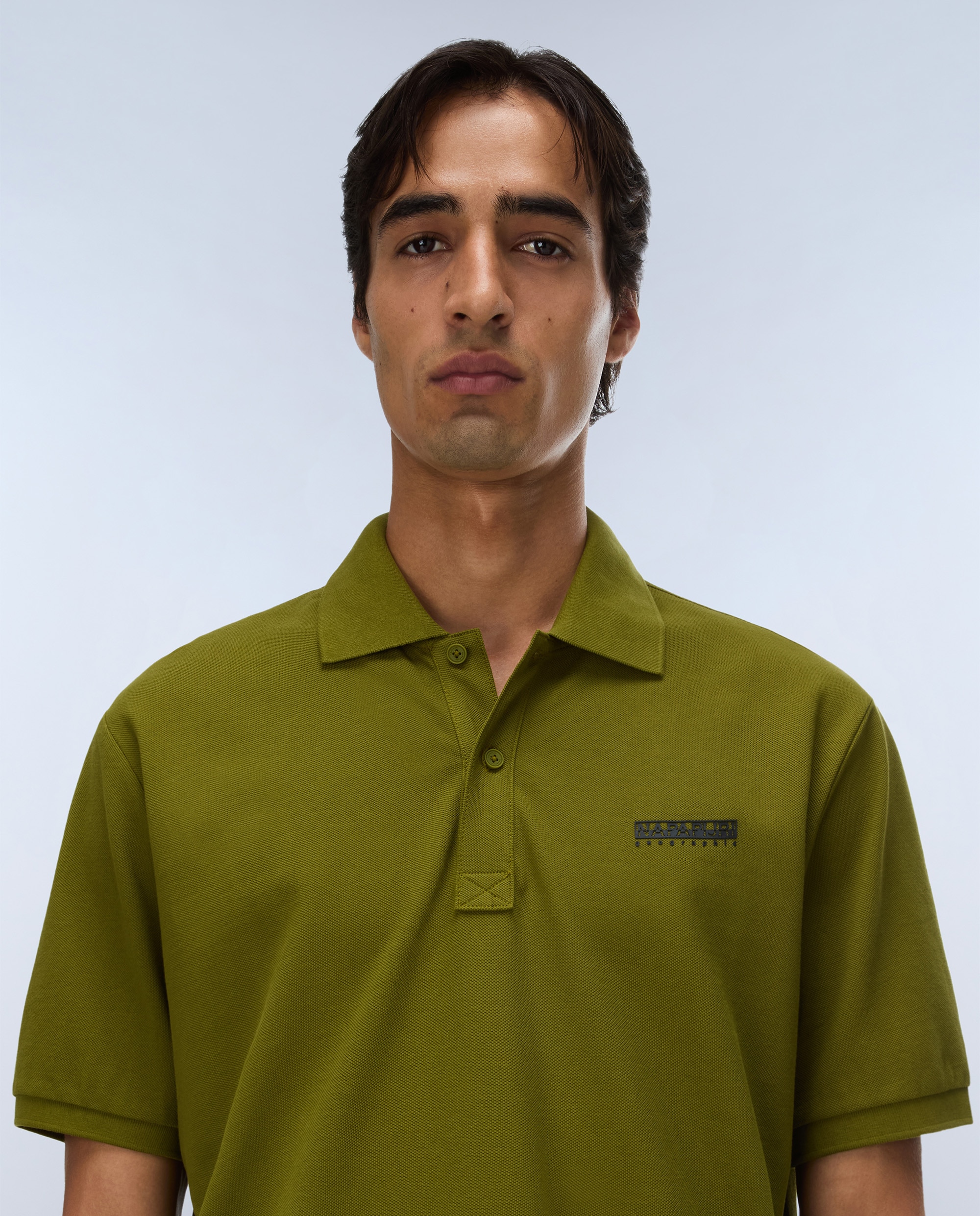 Polo de hombre small box de manga corta - Napapijri - Verde claro / Pistacho Verde claro / Pistacho-2