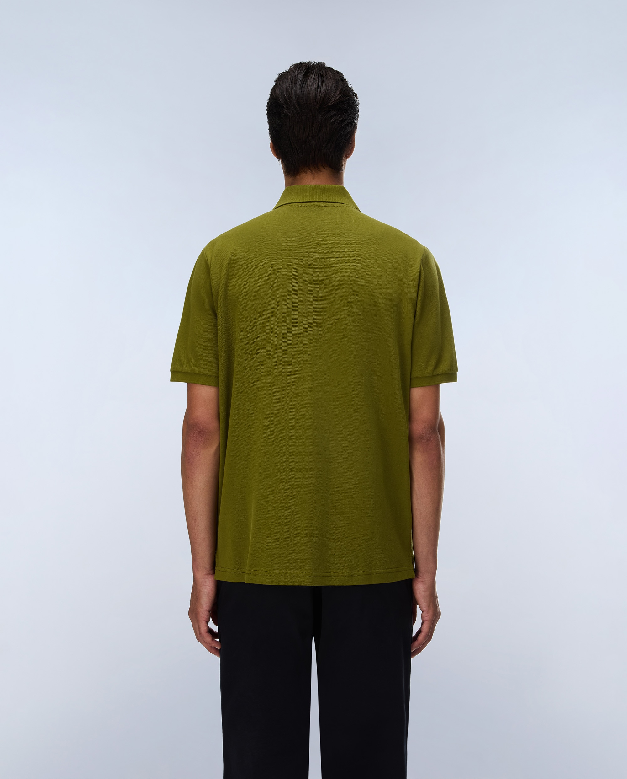 Polo de hombre small box de manga corta - Napapijri - Verde claro / Pistacho Verde claro / Pistacho-3