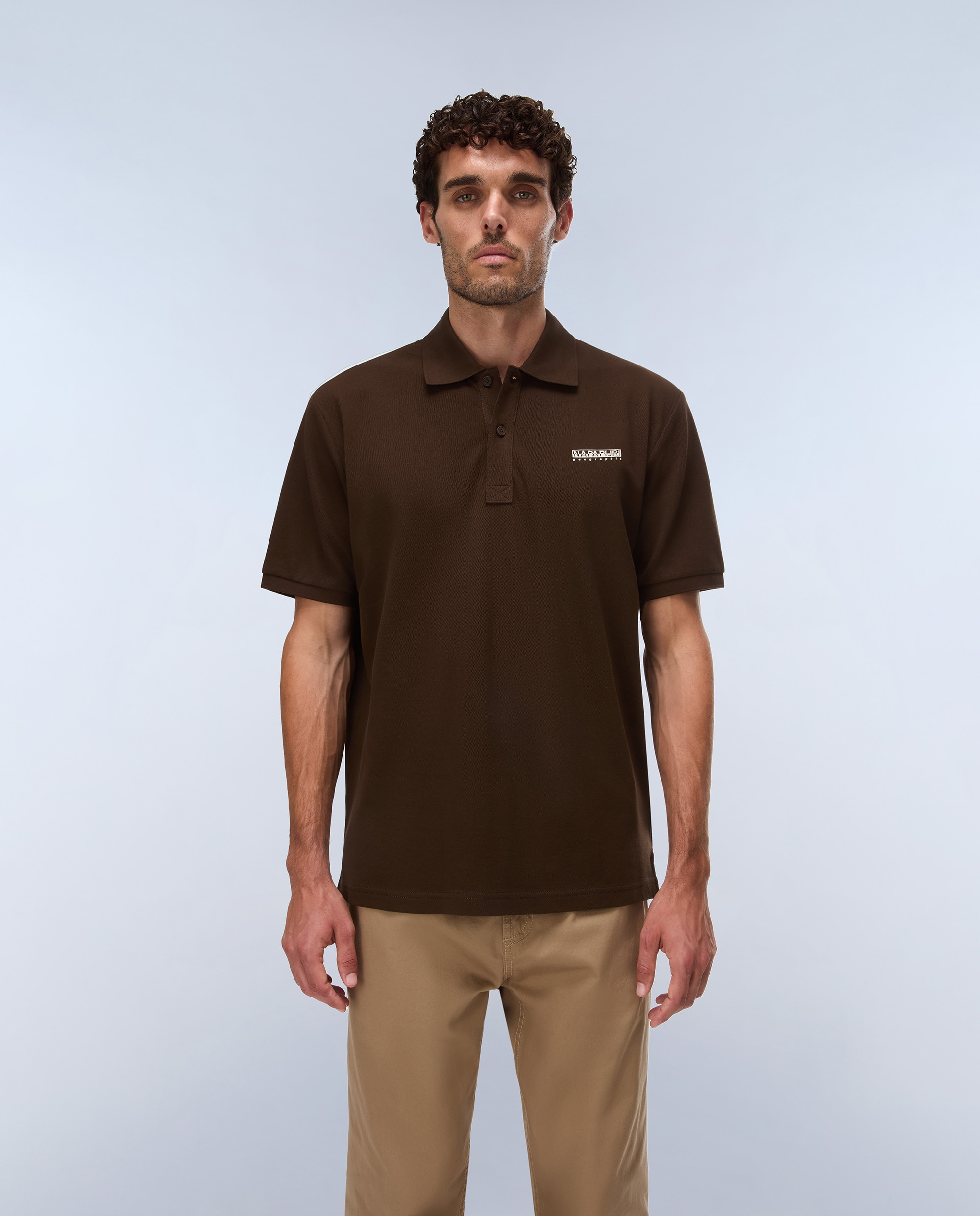 Polo de hombre small box de manga corta