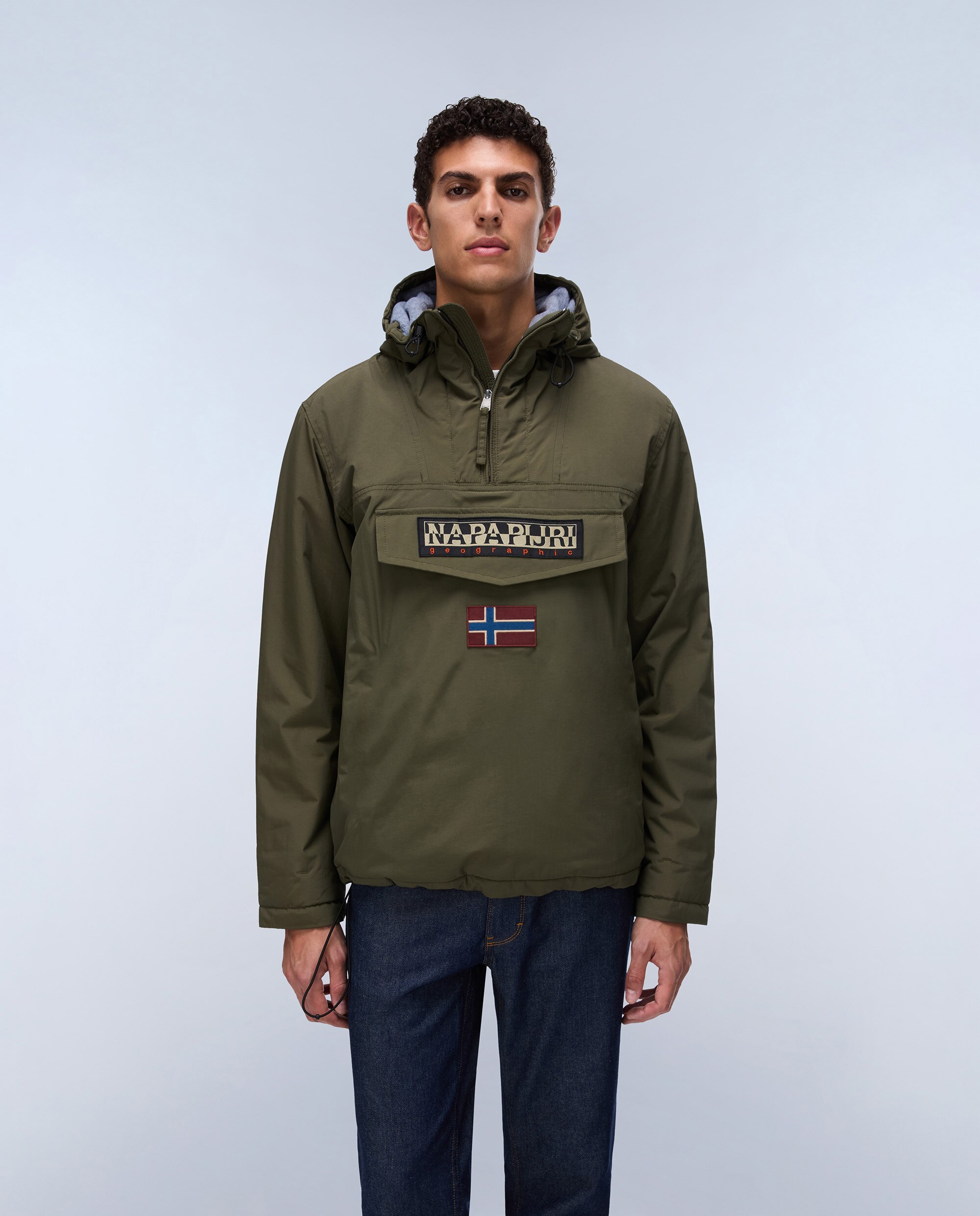 Imagen 2 de Parka de hombre rainforest winter 3 acolchada - Napapijri - Verde Oliva Verde Oliva