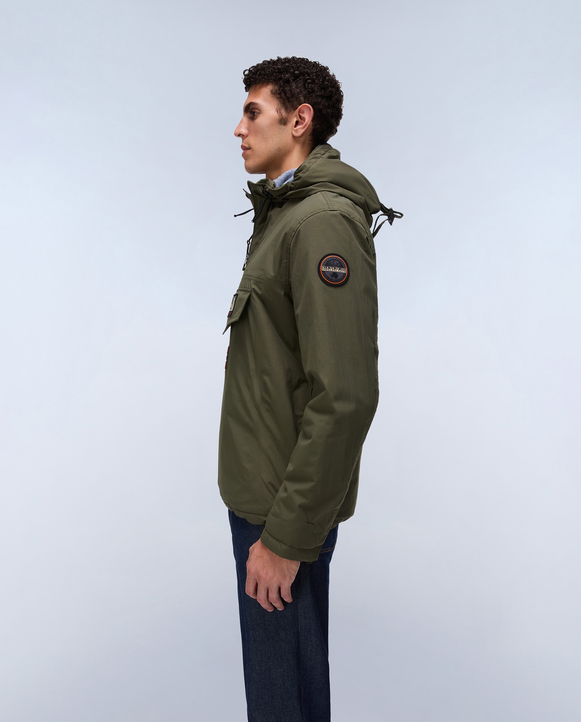 Imagen 3 de Parka de hombre rainforest winter 3 acolchada - Napapijri - Verde Oliva Verde Oliva