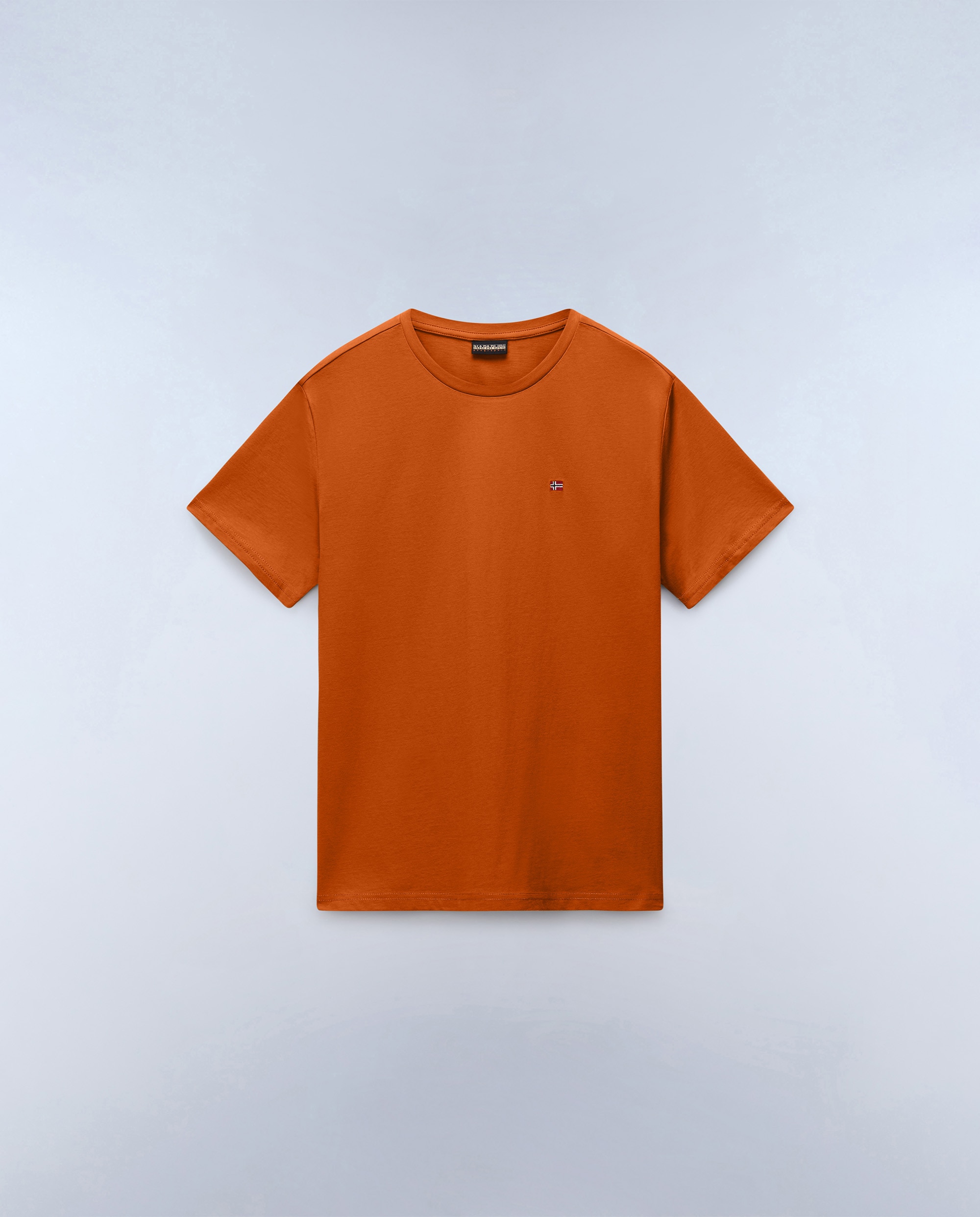 Camiseta de hombre salis de manga corta - Napapijri - Naranja Naranja-5