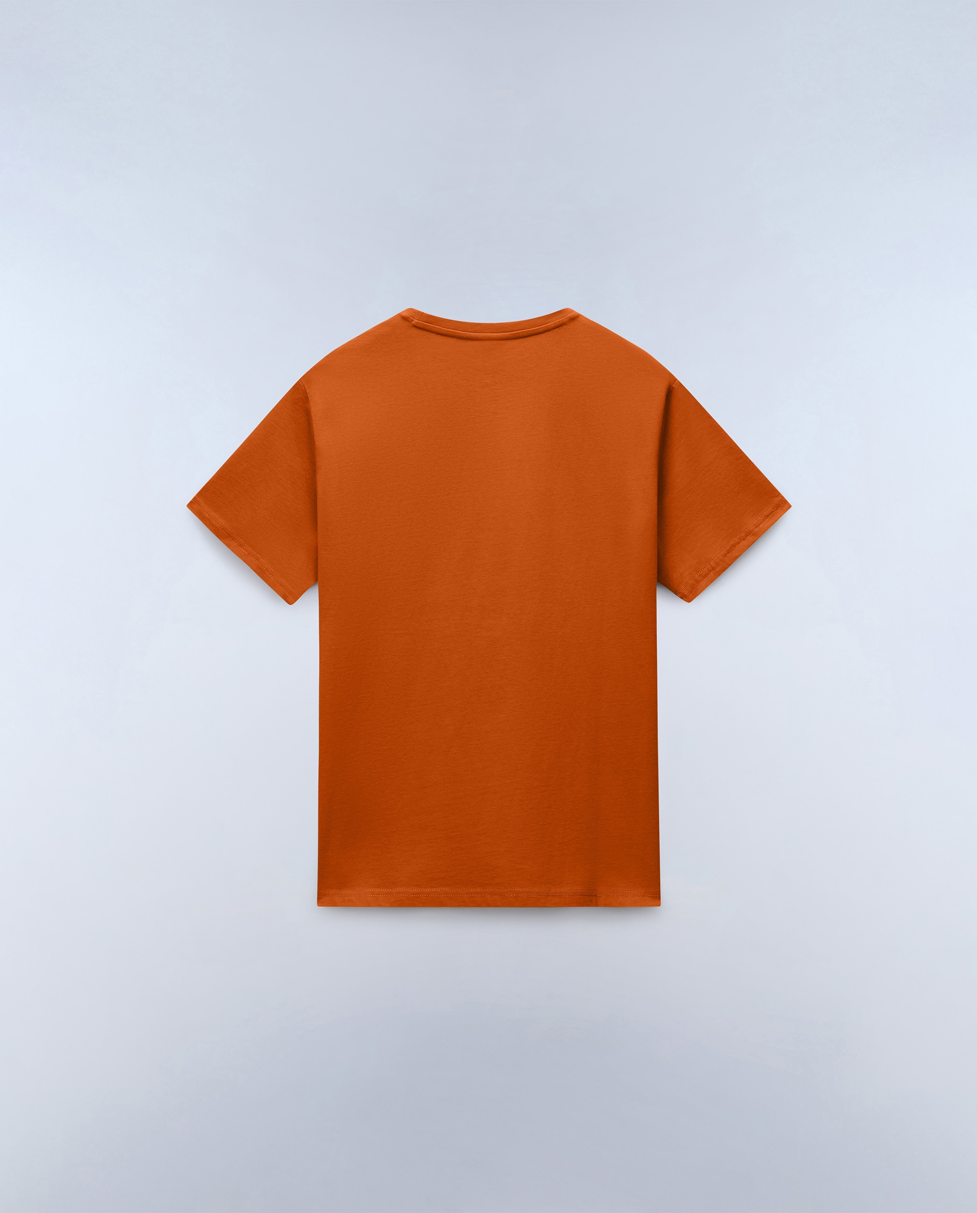 Camiseta de hombre salis de manga corta - Napapijri - Naranja Naranja-4