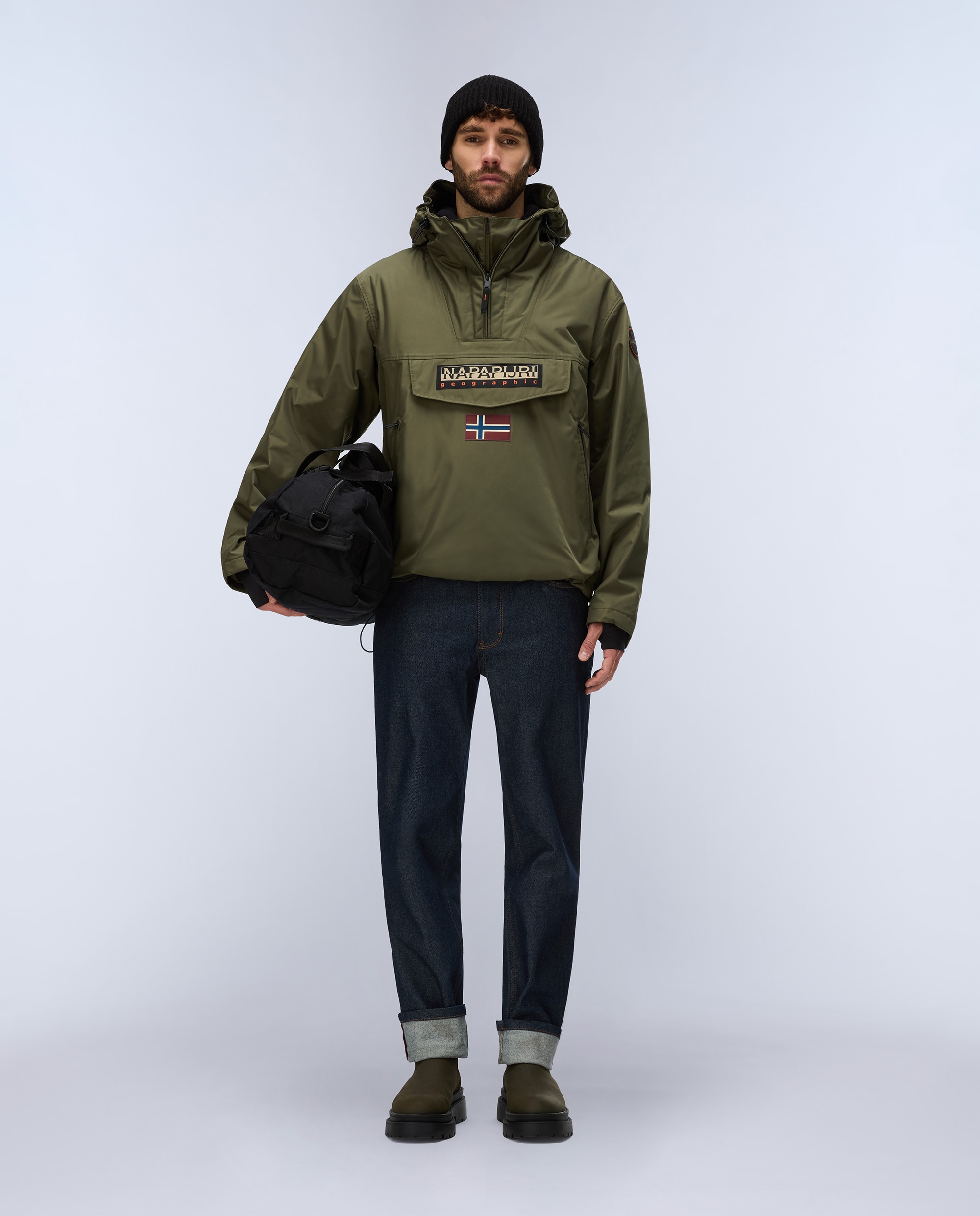 Imagen 0 de Parka de hombre rainforest next alcolchada Verde Oliva