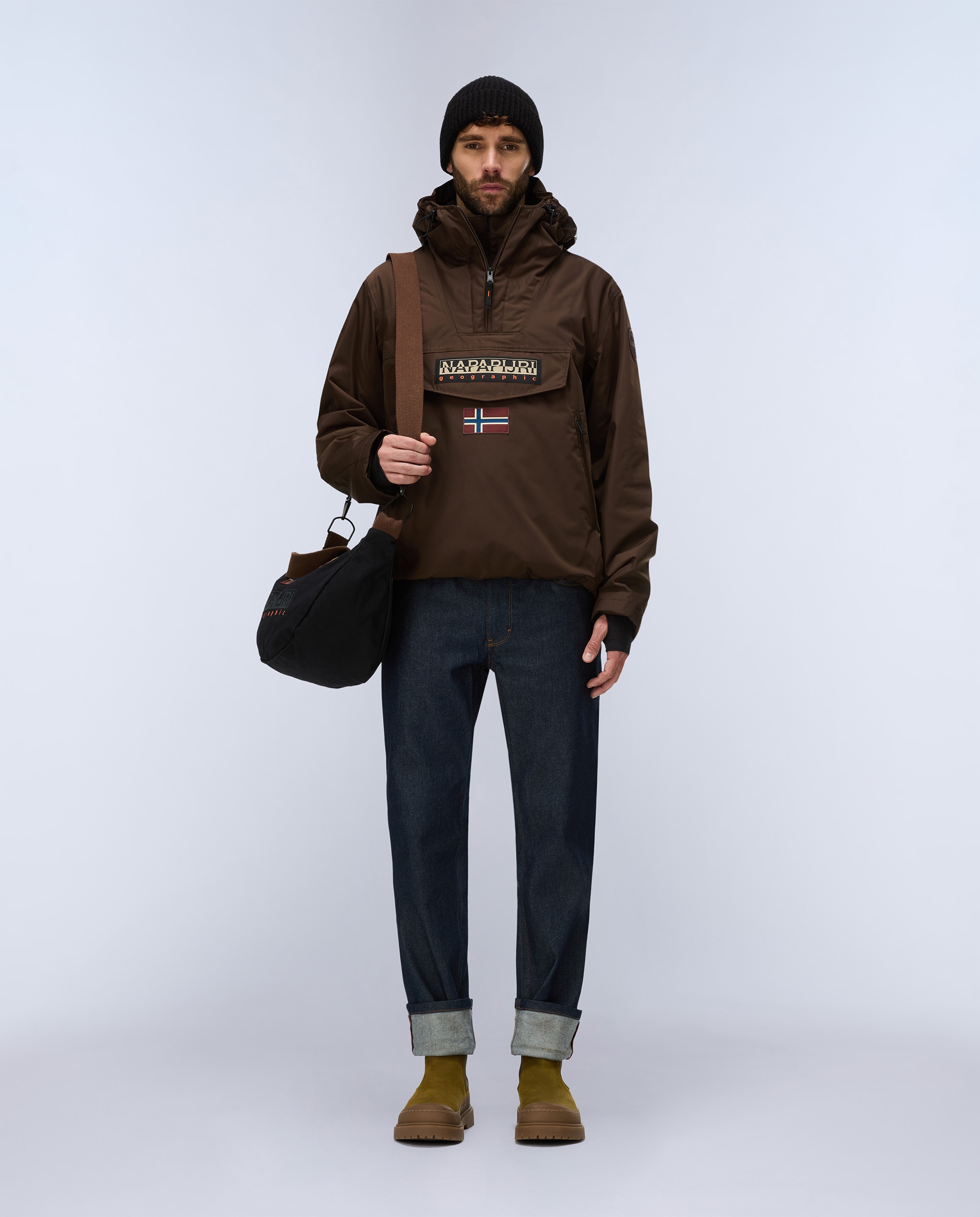 Imagen 0 de Parka de hombre Rainforest acolchada Marrón chocolate