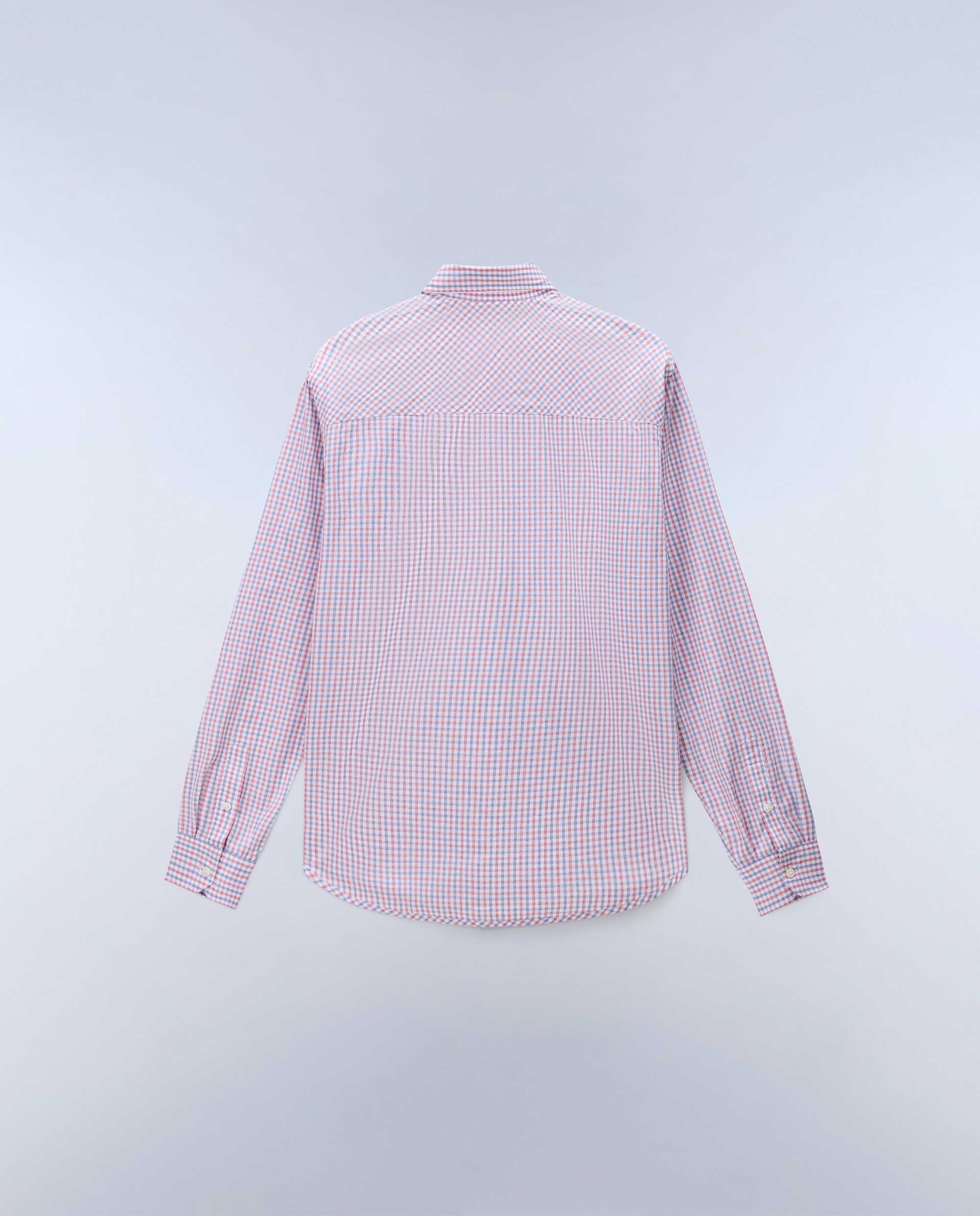 Imagen 4 de Camisa en popelin de hombre terra de manga larga - Napapijri - Naranja Naranja